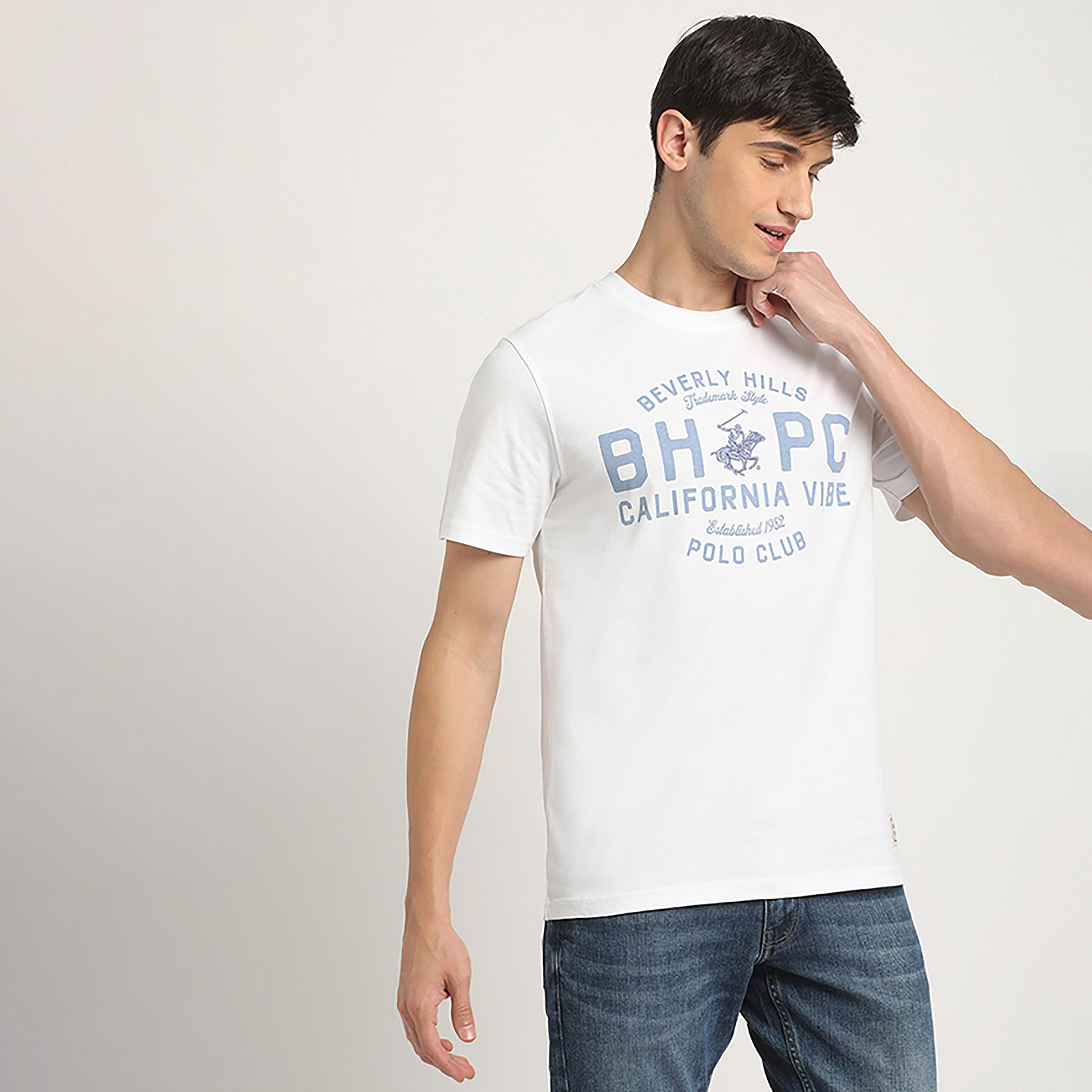 تي شيرت بيفرلي هيلز بولو كلوب بياقة مستديرة وأكمام قصيرة مع مطبوع-men-clothing-tshirtsandpolos-tshirts-image-7