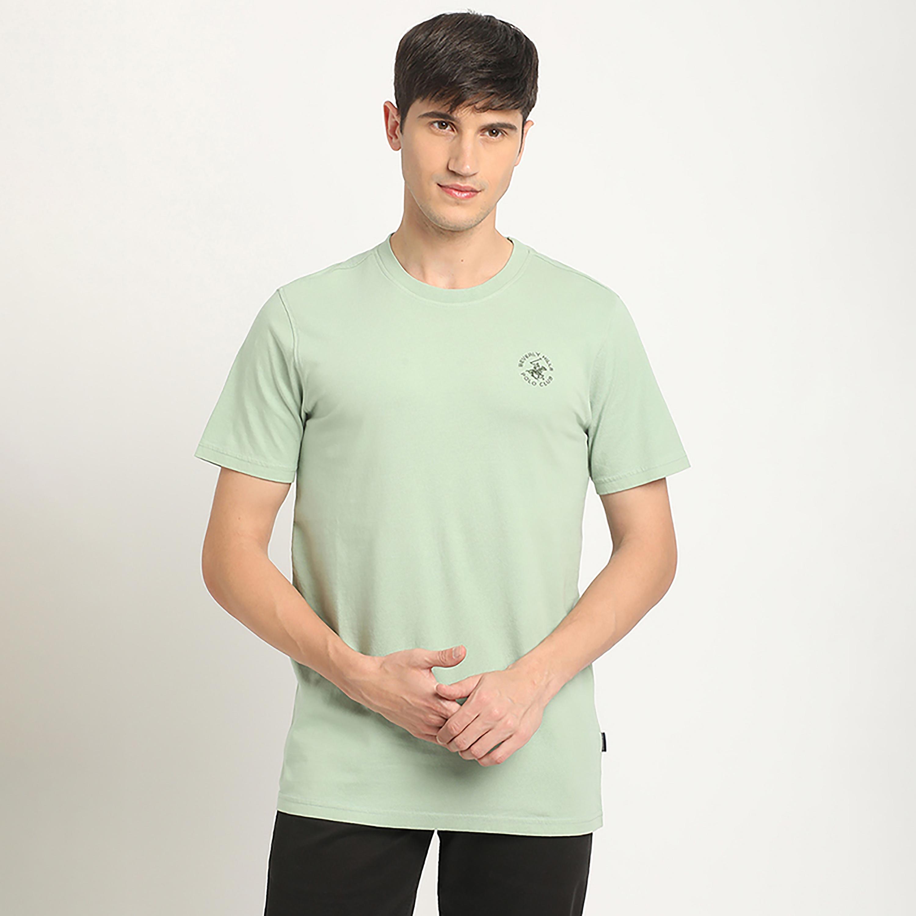 Beverly Hills Polo Club Plain Crew Neck Short Sleeves T-Shirt-men-clothing-tshirtsandpolos-tshirts-image-1