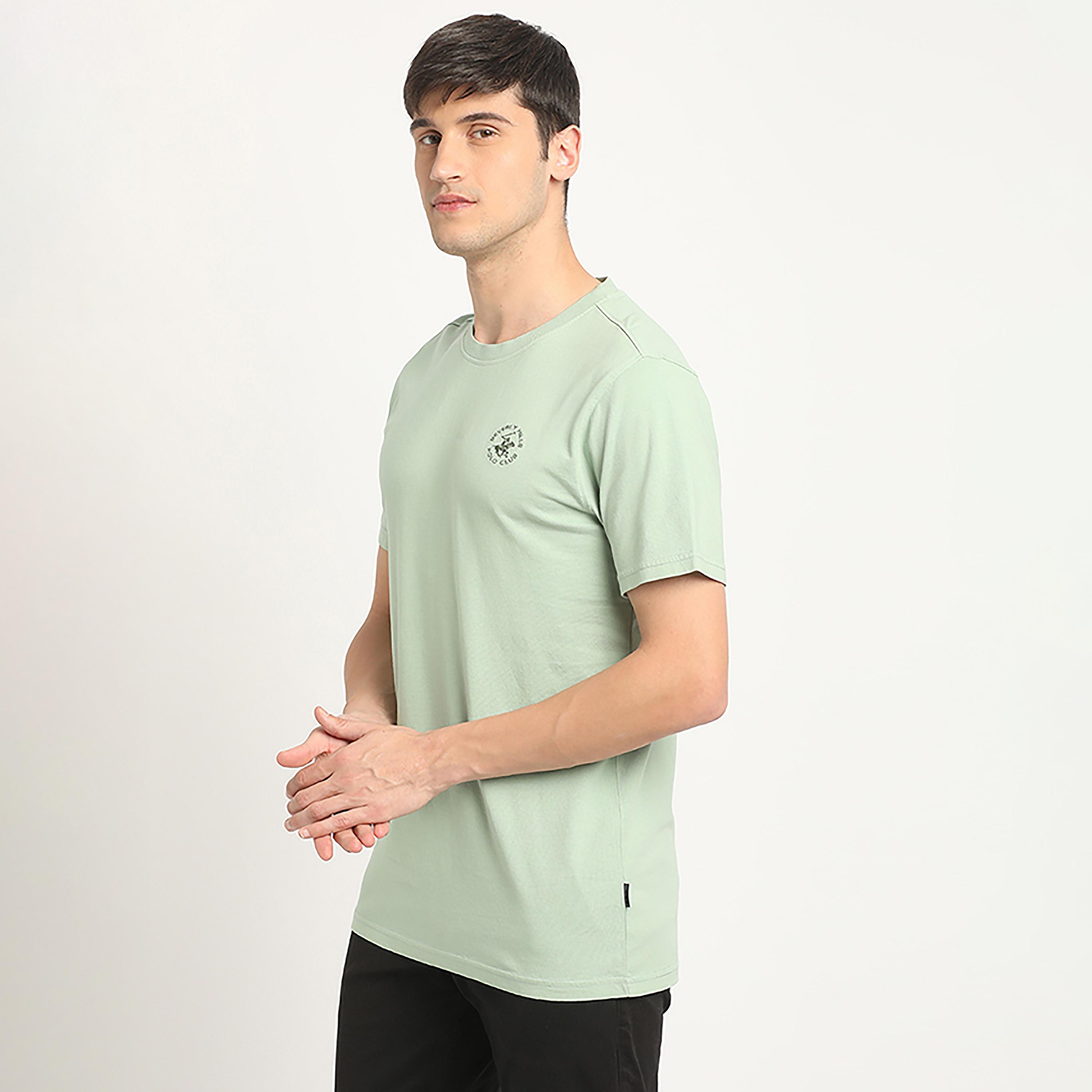 تي شيرت بيفرلي هيلز بولو كلوب بياقة دائرية وأكمام قصيرة سادة-men-clothing-tshirtsandpolos-tshirts-image-2