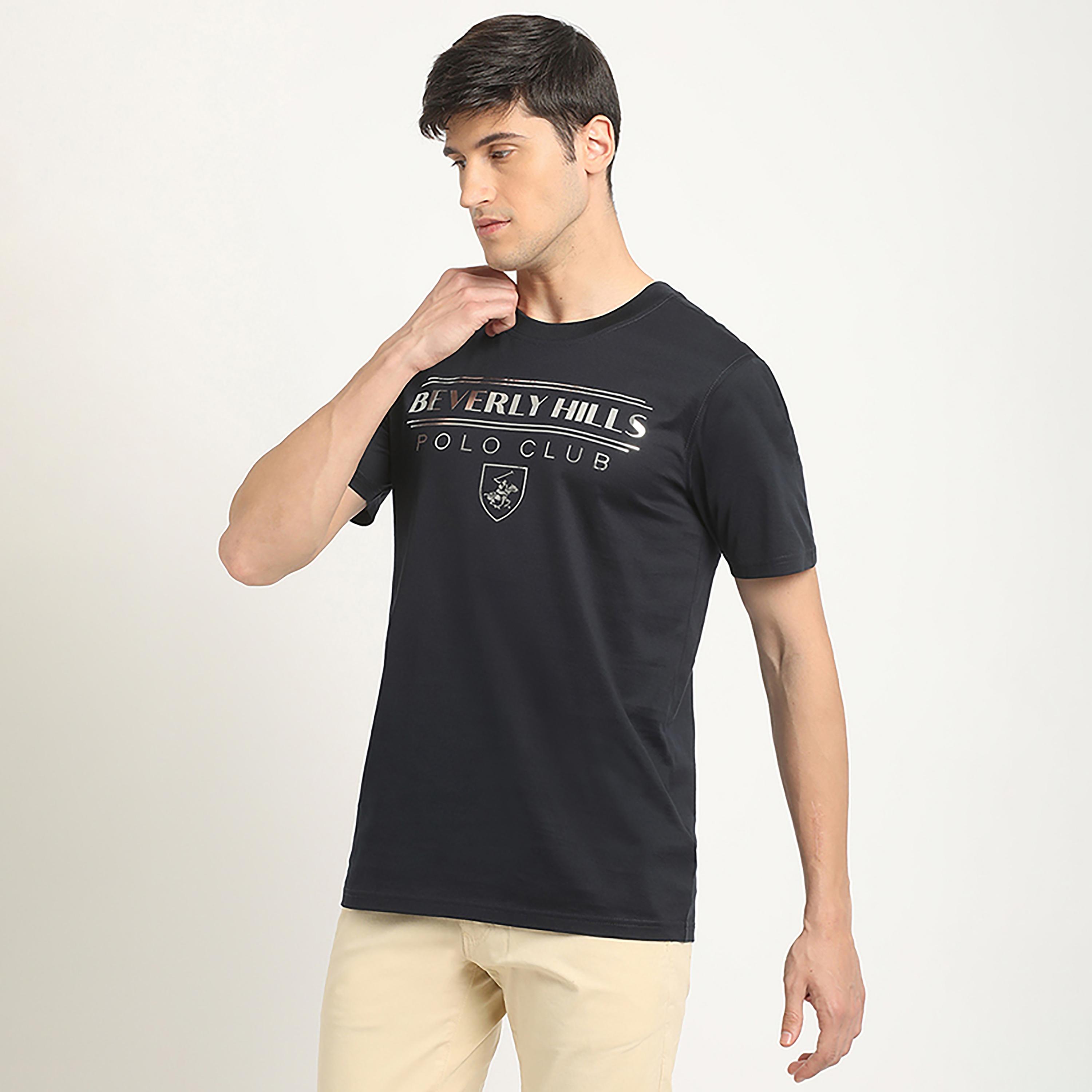 تي شيرت بيفرلي هيلز بولو كلوب بياقة مستديرة وأكمام قصيرة مع شعار بطبعات-men-clothing-tshirtsandpolos-tshirts-image-2