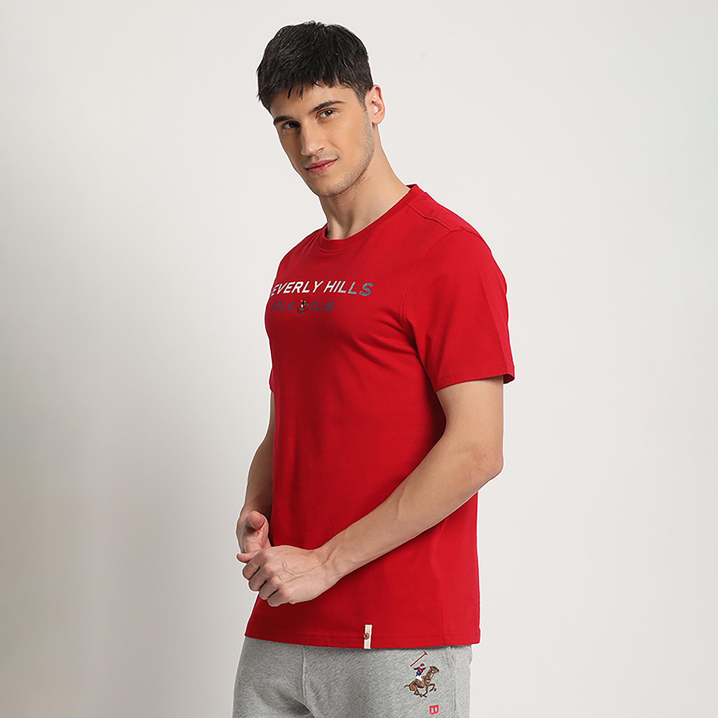 تي شيرت بيفرلي هيلز بولو كلوب بياقة مستديرة وأكمام قصيرة مع شعار بطبعات-men-clothing-tshirtsandpolos-tshirts-image-2