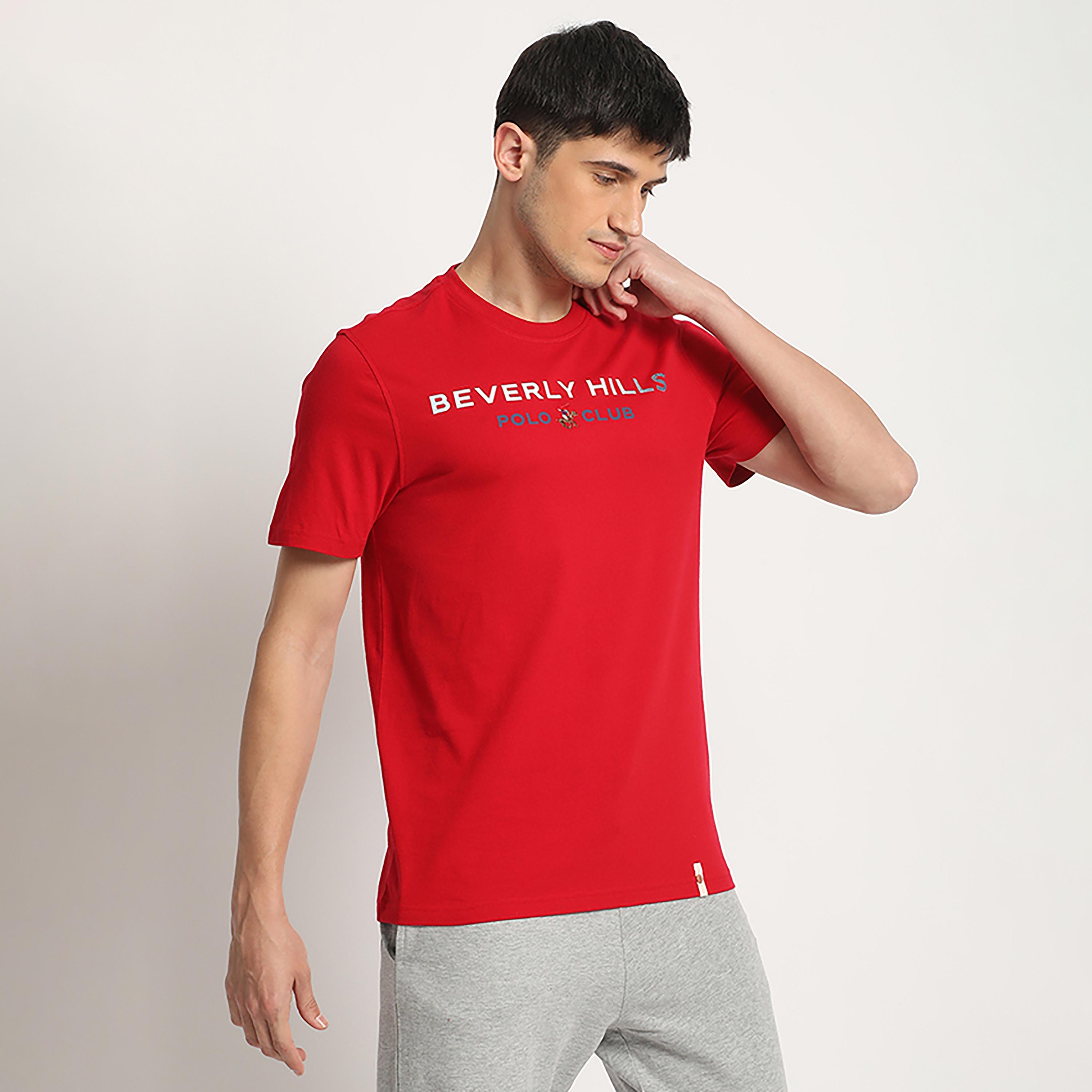 تي شيرت بيفرلي هيلز بولو كلوب بياقة مستديرة وأكمام قصيرة مع شعار بطبعات-men-clothing-tshirtsandpolos-tshirts-image-3
