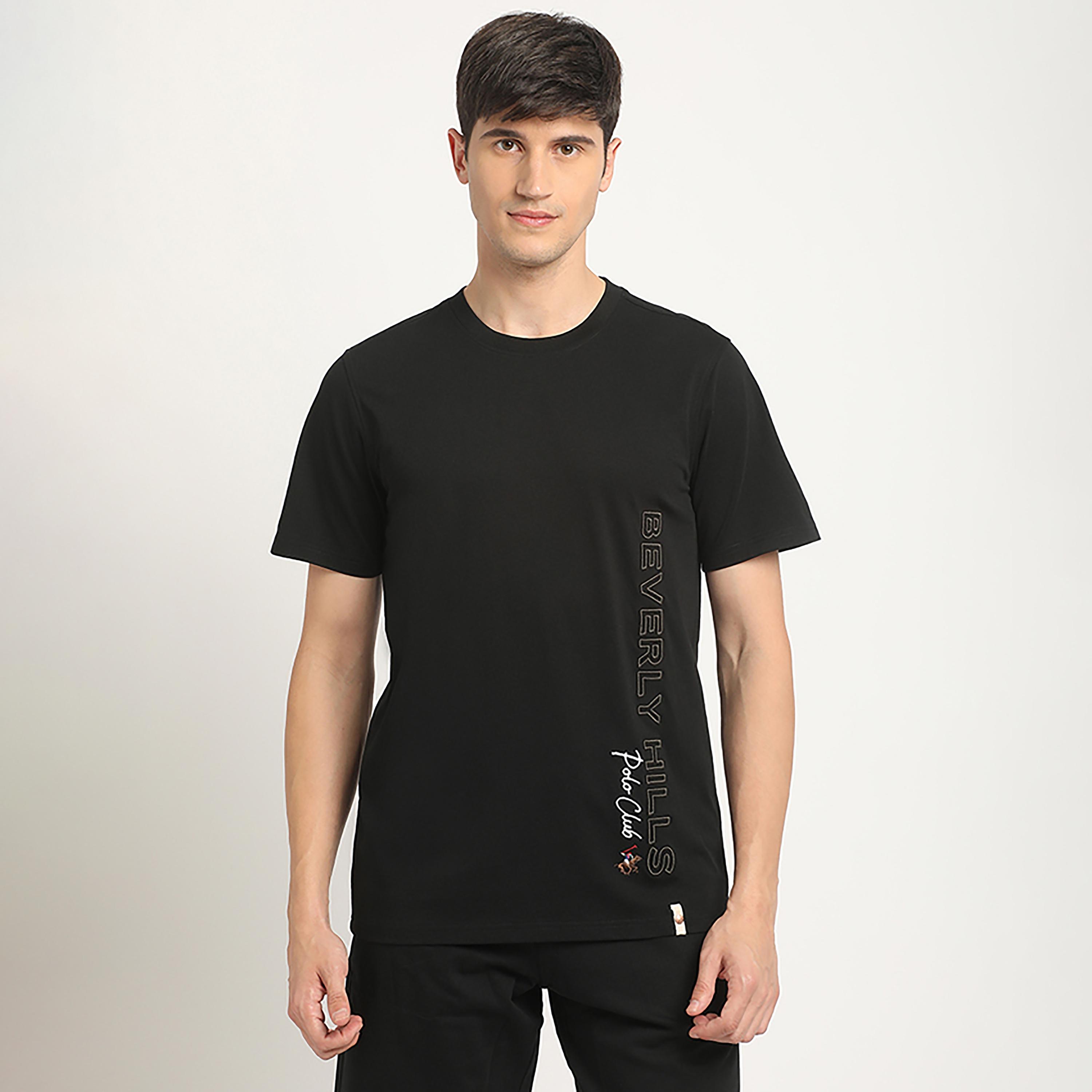 Beverly Hills Polo Club Logo Printed Crew Neck Short Sleeves T-Shirt-men-clothing-tshirtsandpolos-tshirts-image-1