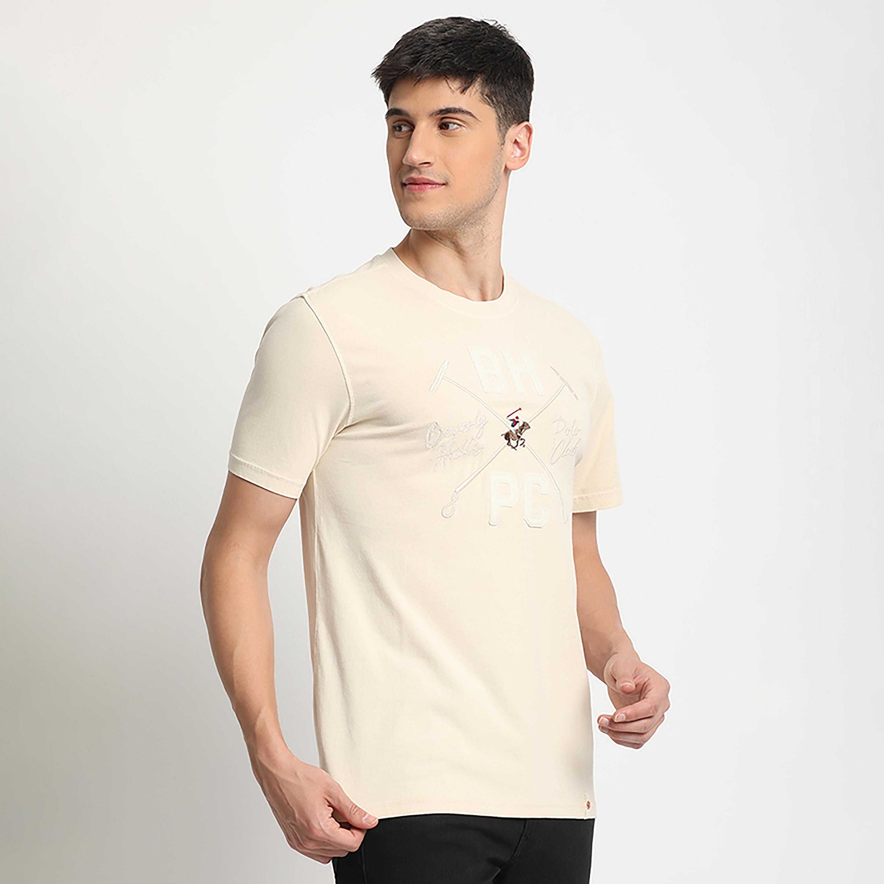 تي شيرت مزين من بيفرلي هيلز بولو كلوب بياقة مستديرة وأكمام قصيرة مع شعار-men-clothing-tshirtsandpolos-tshirts-image-7