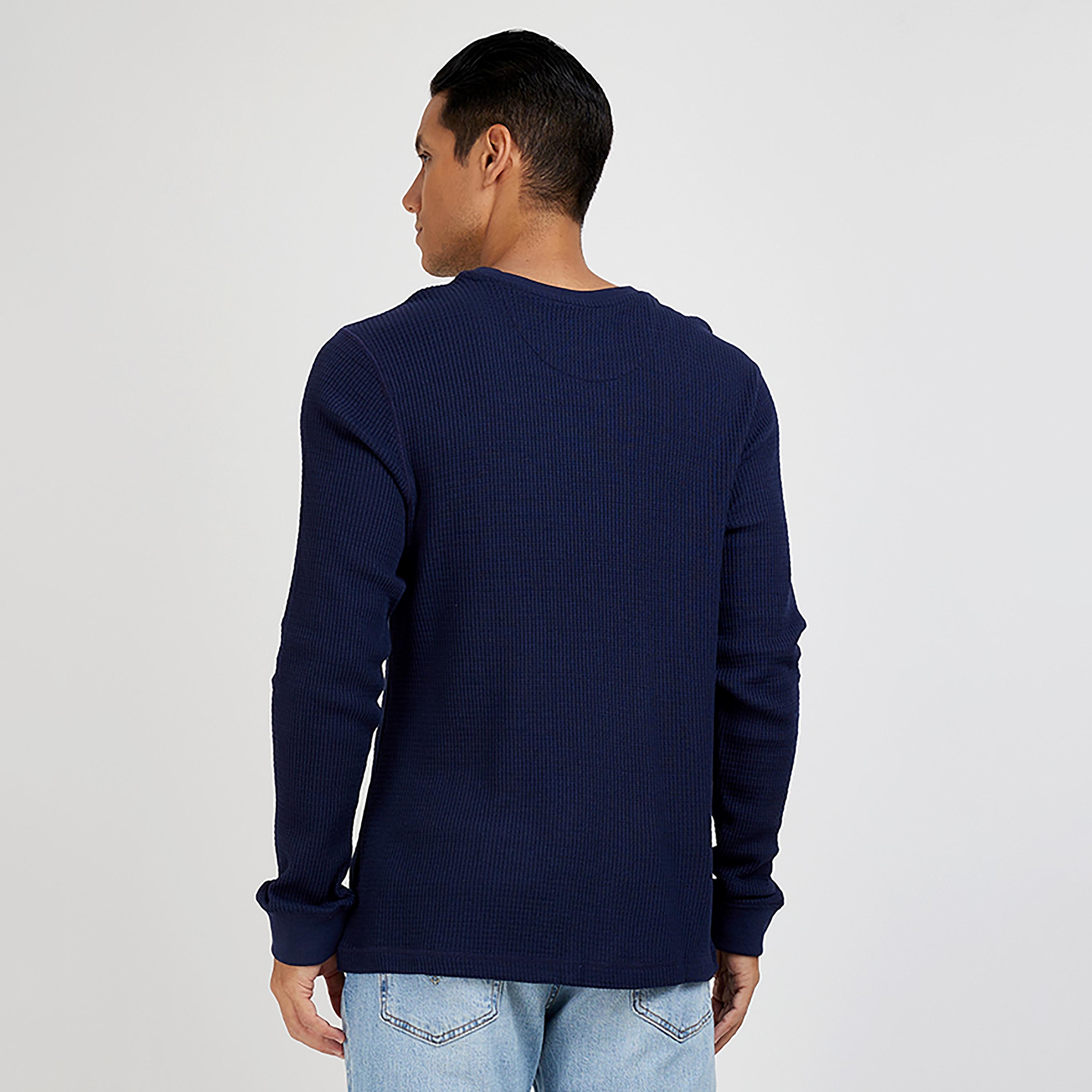 تي شيرت بيفرلي هيلز بولو كلوب بياقة مستديرة وأكمام طويلة مع منقوش-men-clothing-tshirtsandpolos-tshirts-image-3