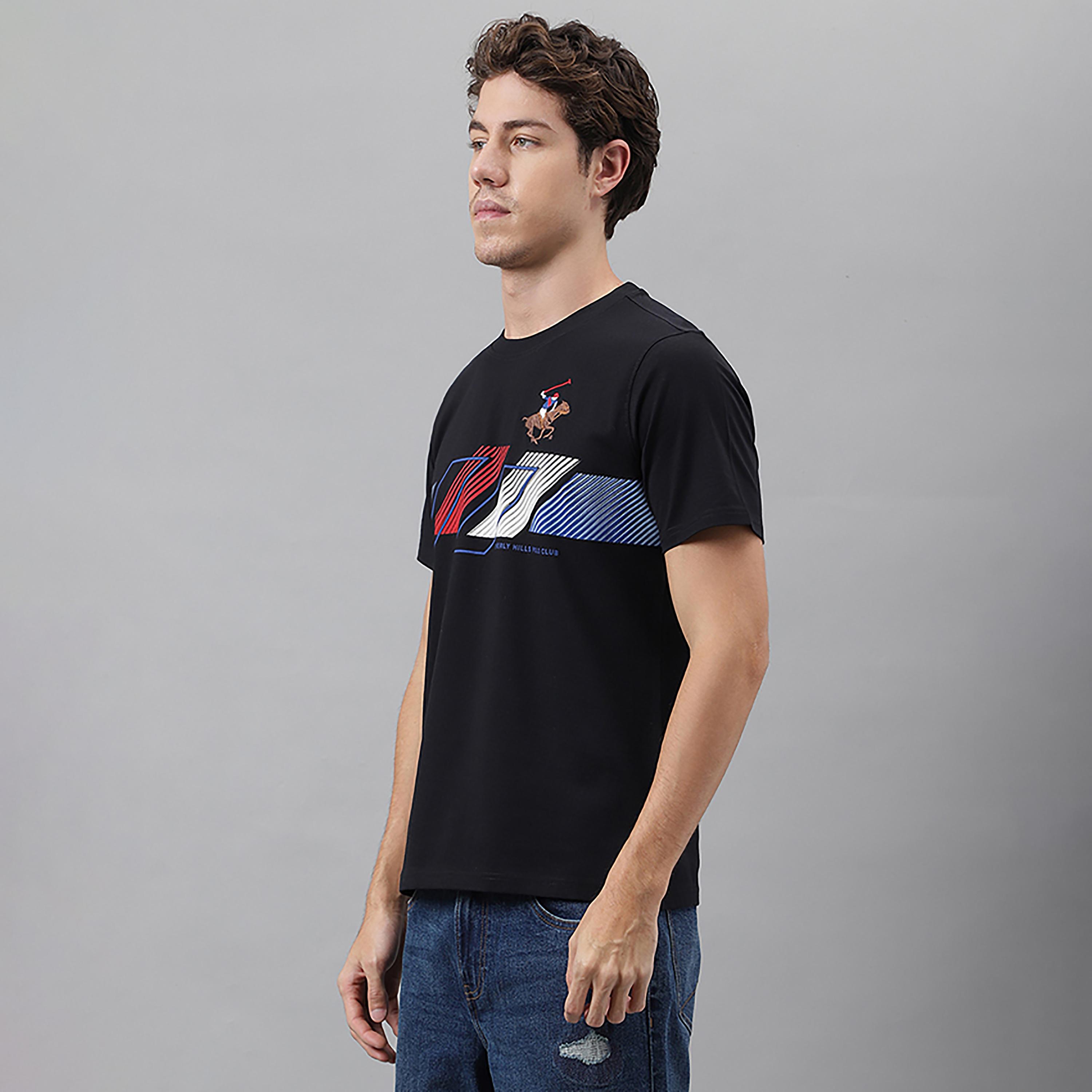 Beverly Hills Polo Club Printed Crew Neck Short Sleeves T-Shirt-men-clothing-tshirtsandpolos-tshirts-image-2