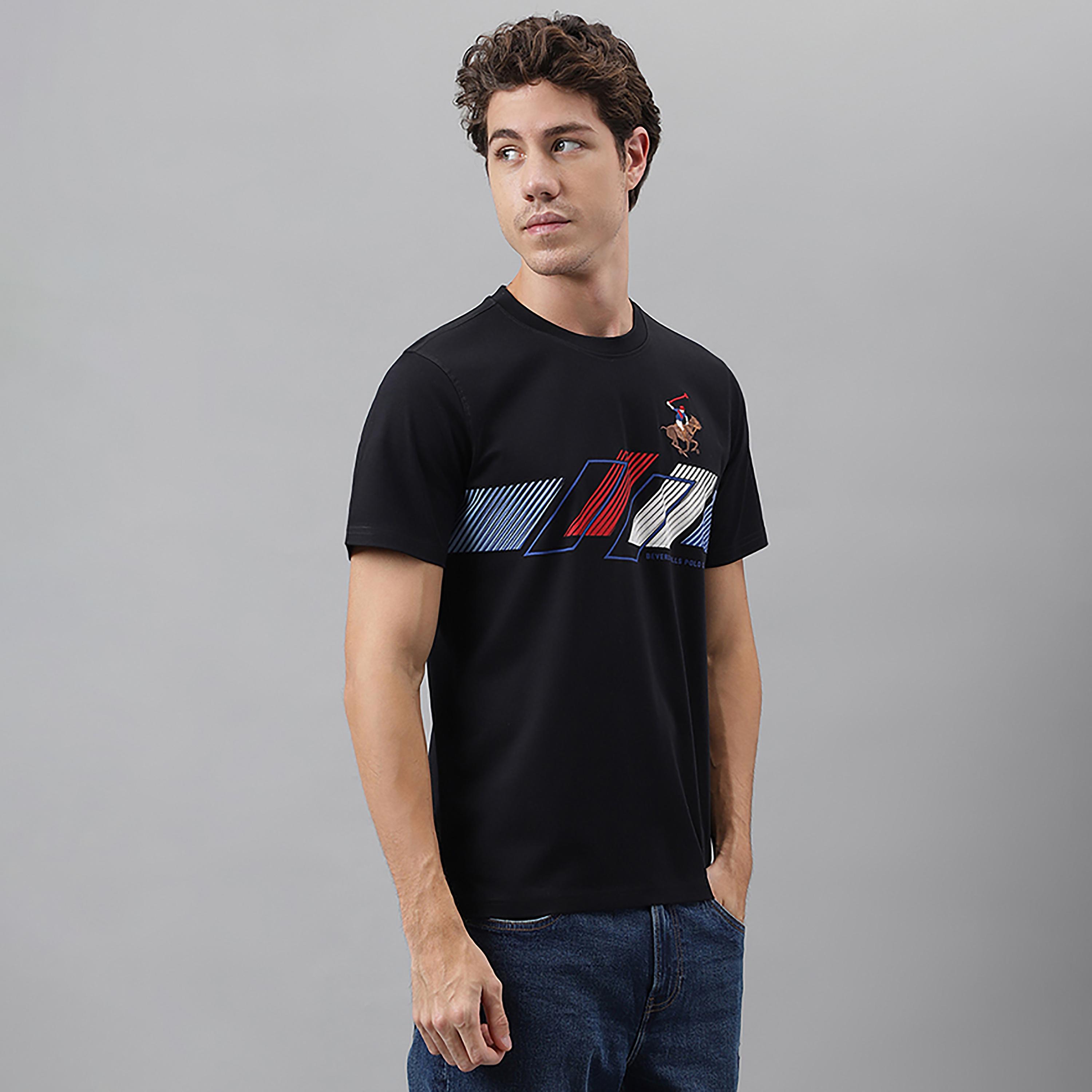 Beverly Hills Polo Club Printed Crew Neck Short Sleeves T-Shirt-men-clothing-tshirtsandpolos-tshirts-image-3