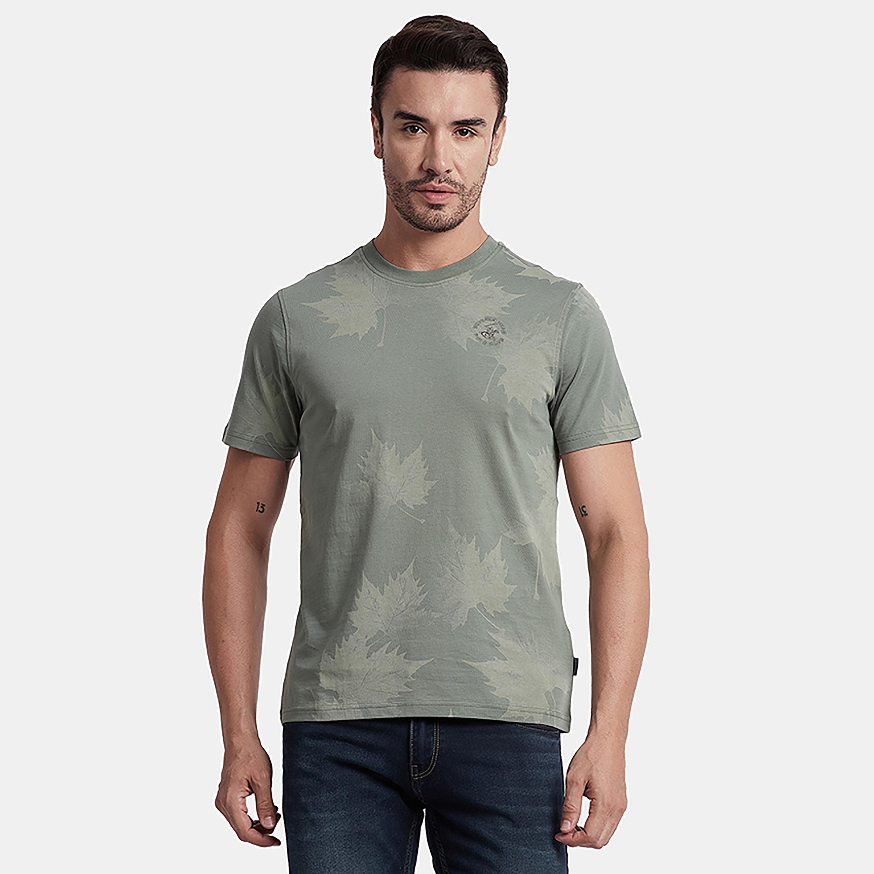 Beverly Hills Polo Club Printed Round Neck Short Sleeves T-Shirt-men-clothing-tshirtsandpolos-tshirts-image-1