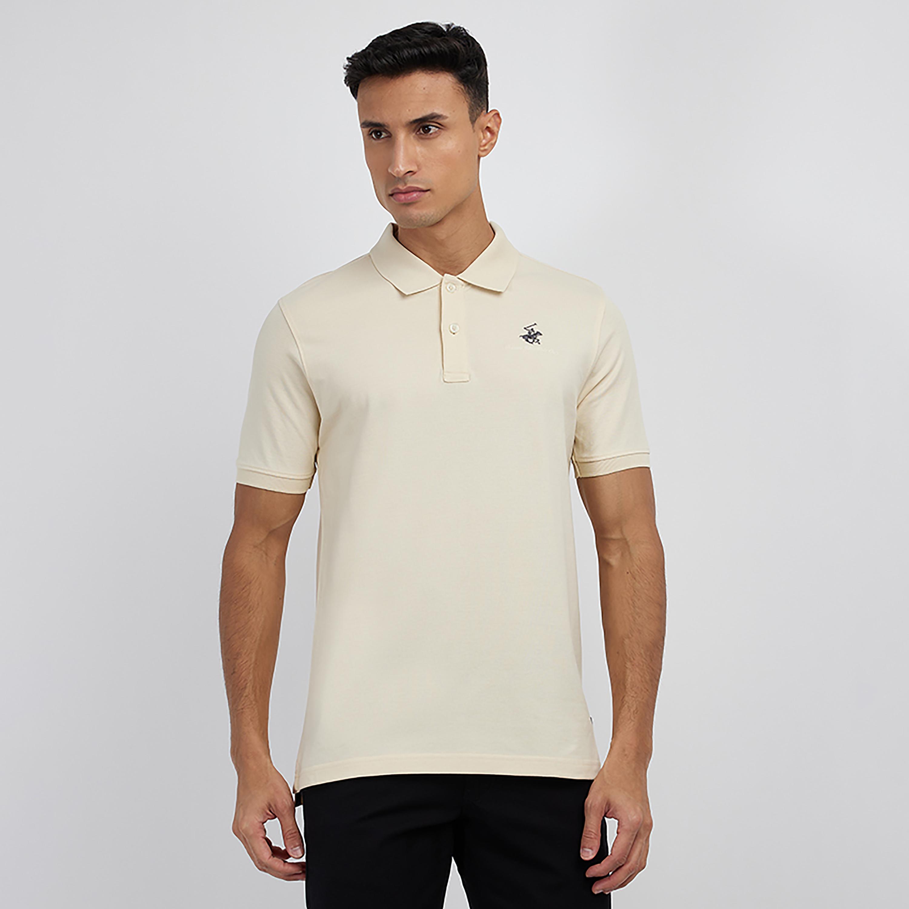 تي شيرت بولو من بيفرلي هيلز بولو كلوب بياقة وأكمام قصيرة مع شعار-men-clothing-tshirtsandpolos-polos-image-1