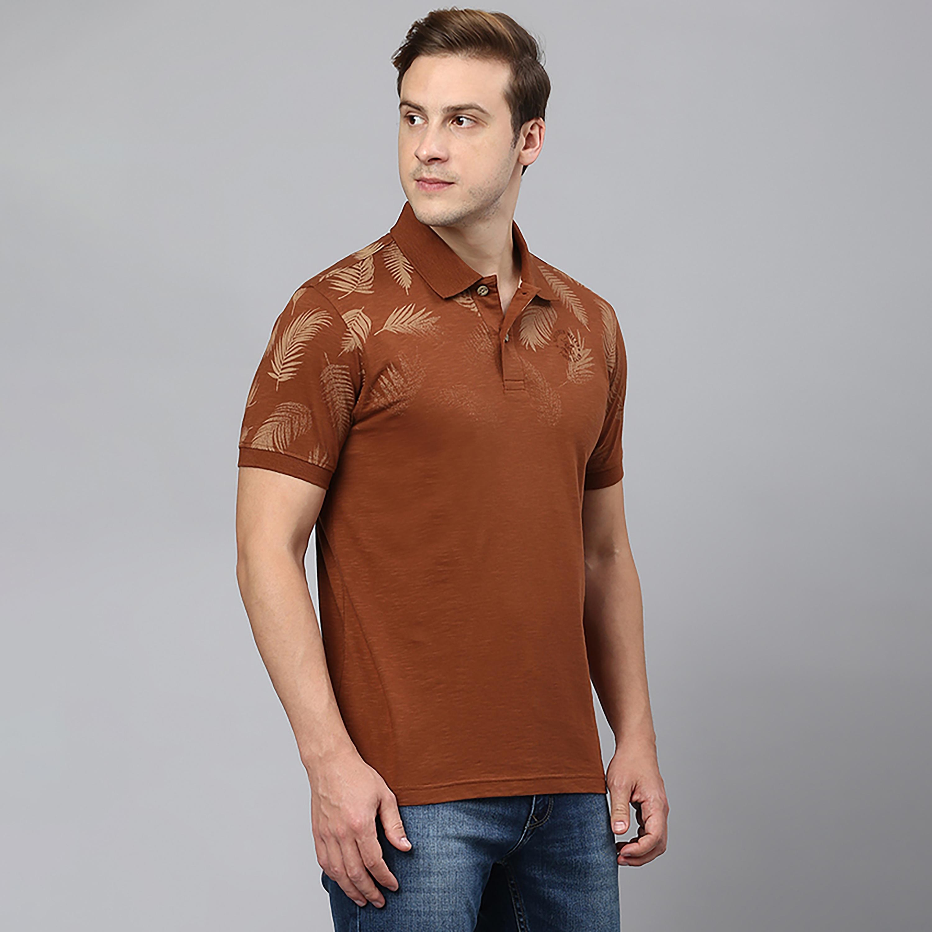 تي شيرت بولو بياقة مطبوعة موضعية وأكمام قصيرة من بيفرلي هيلز بولو كلوب-men-clothing-tshirtsandpolos-polos-image-3