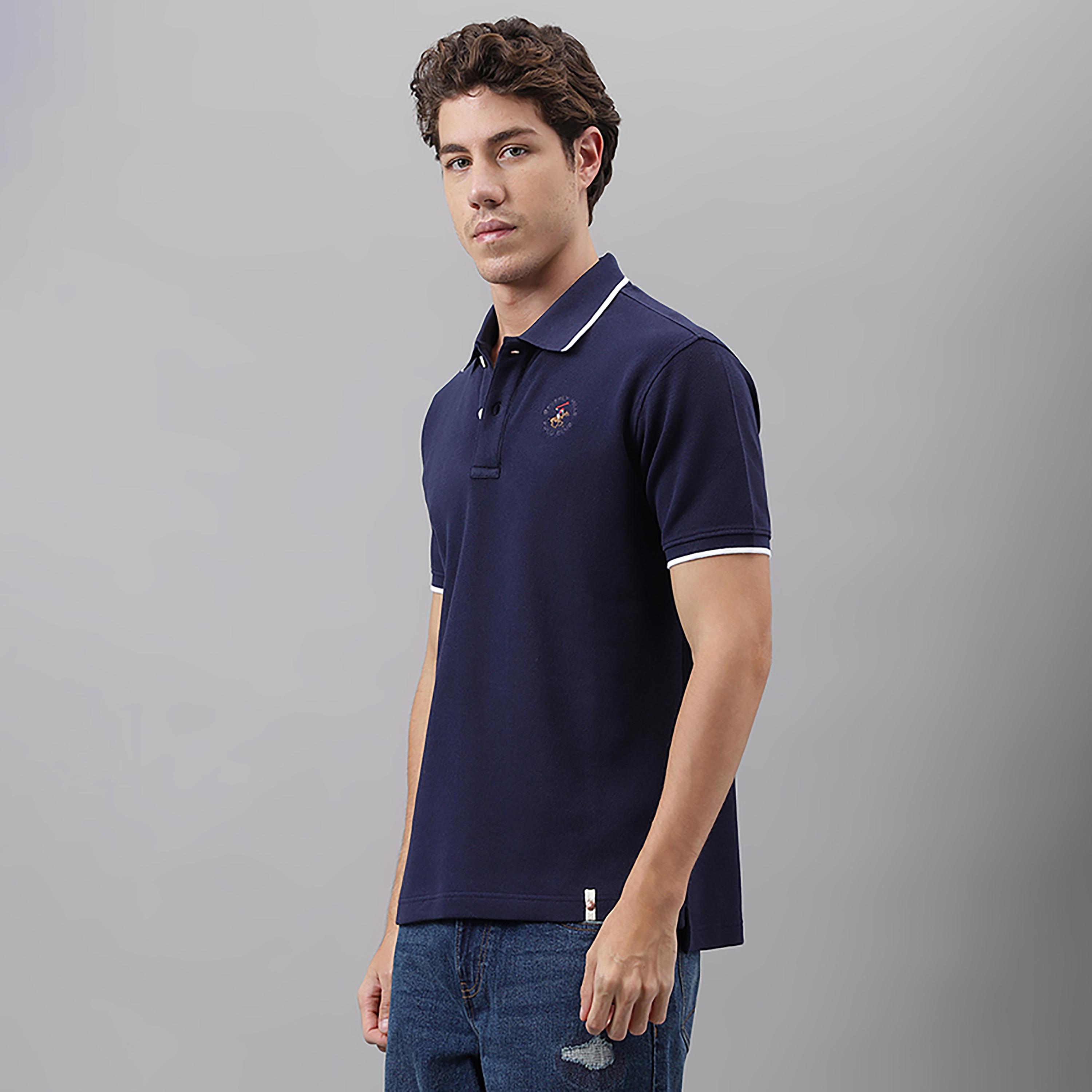 Beverly Hills Polo Club Logo Collared Short Sleeves Polo T-Shirt-men-clothing-tshirtsandpolos-polos-image-2