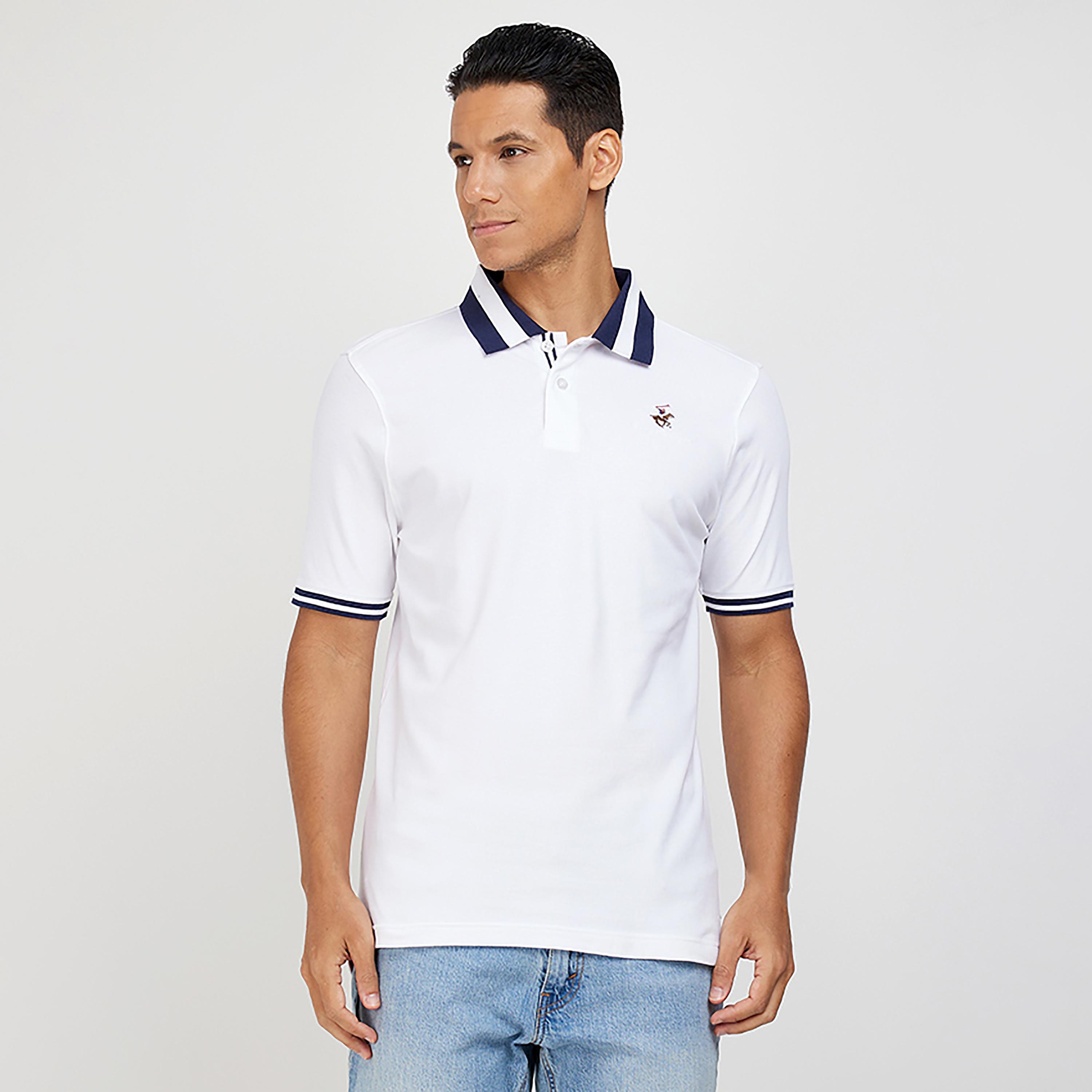 Beverly Hills Polo Club Logo Collared Short Sleeves Polo T-Shirt-men-clothing-tshirtsandpolos-polos-image-1