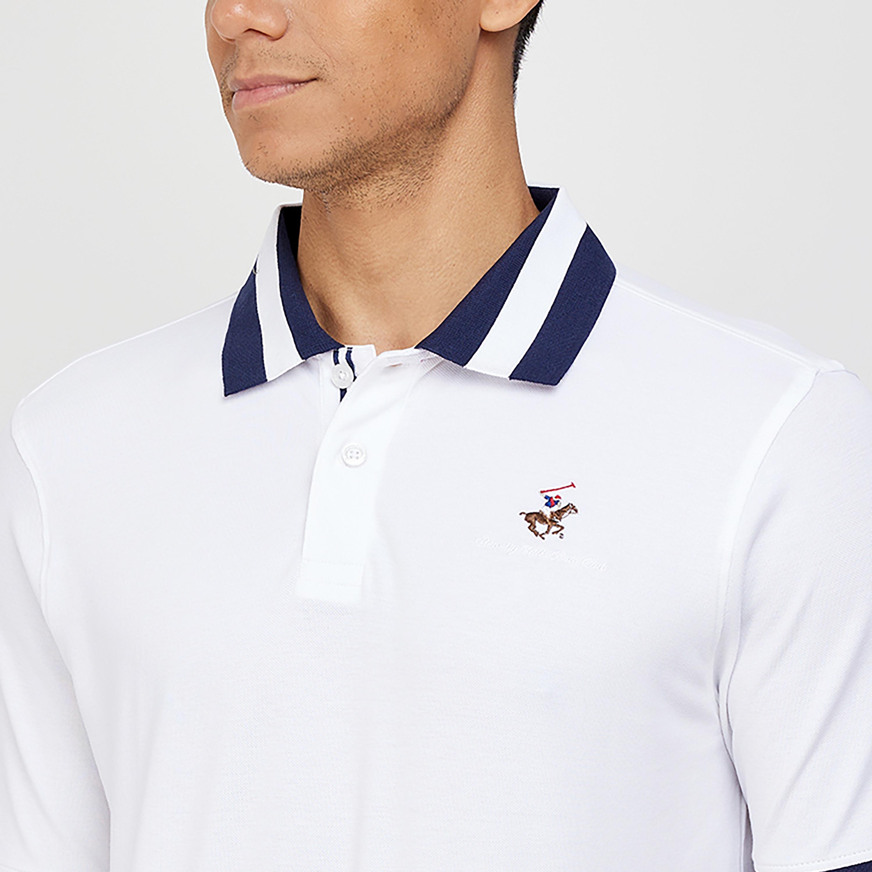Beverly Hills Polo Club Logo Collared Short Sleeves Polo T-Shirt-men-clothing-tshirtsandpolos-polos-image-2