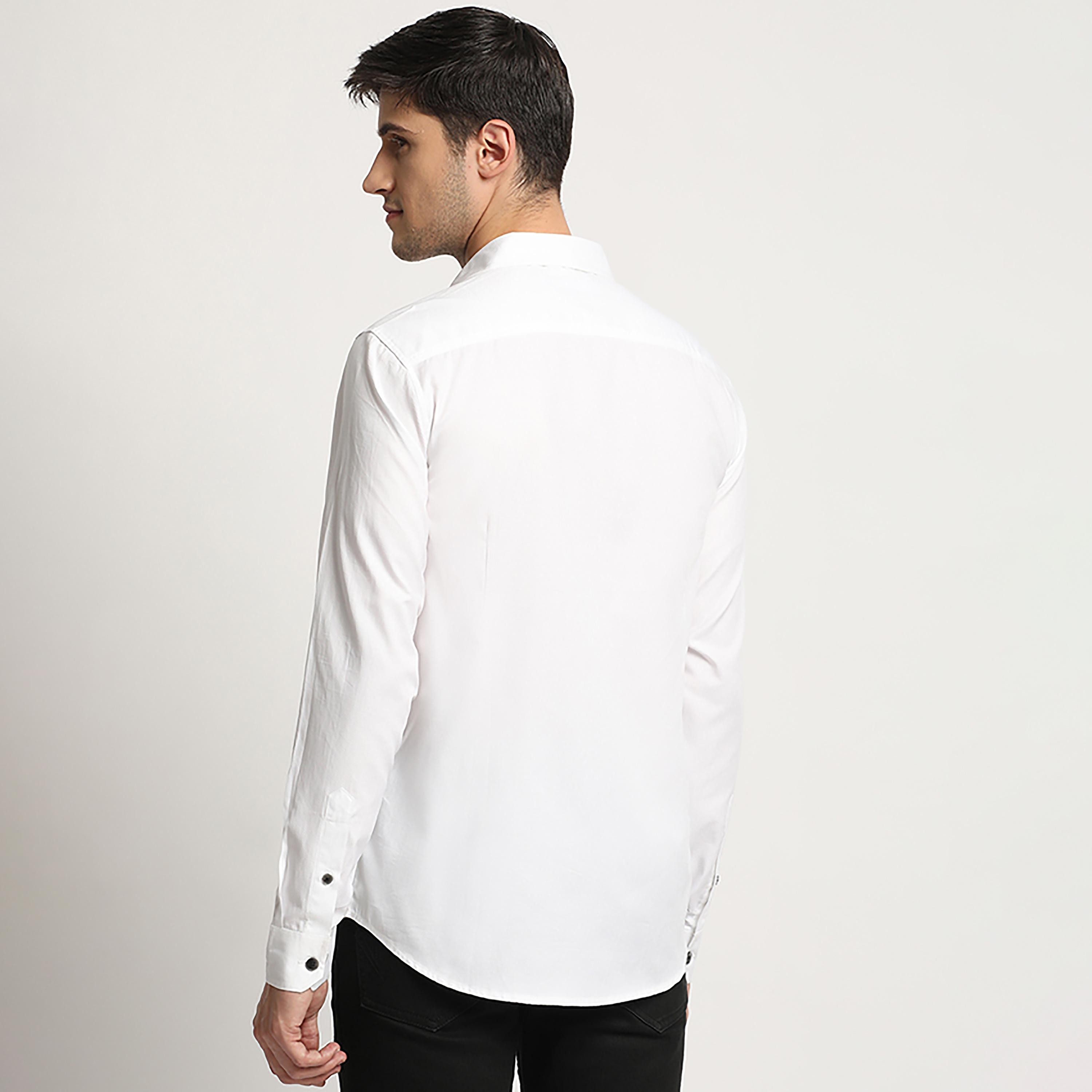 قميص سادة من بيفرلي هيلز بولو كلوب بأكمام طويلة ذو تونال أوفالز-men-clothing-shirts-image-4