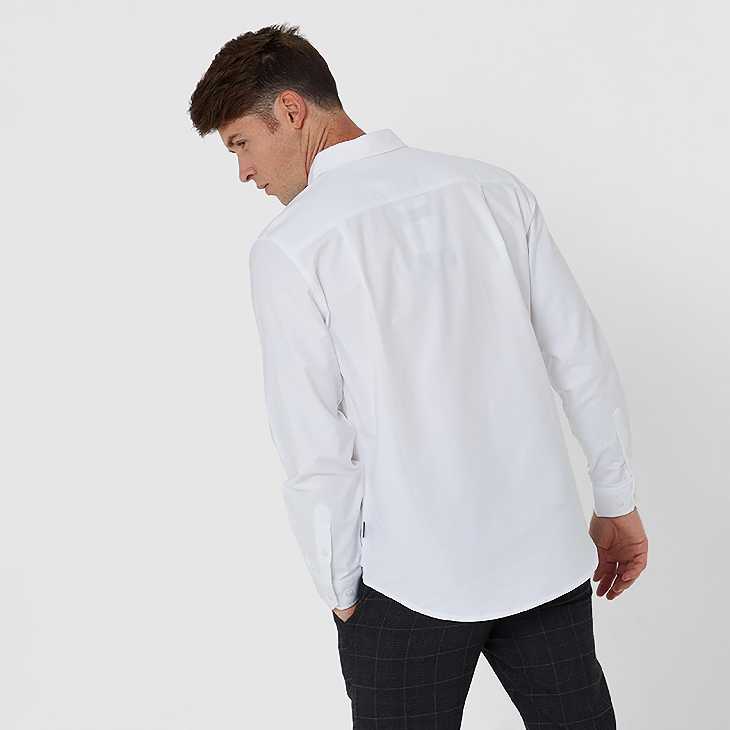تي شيرت كاجوال بولو بياقة سادة وأكمام طويلة من بيفرلي هيلز بولو كلوب-men-clothing-shirts-image-7
