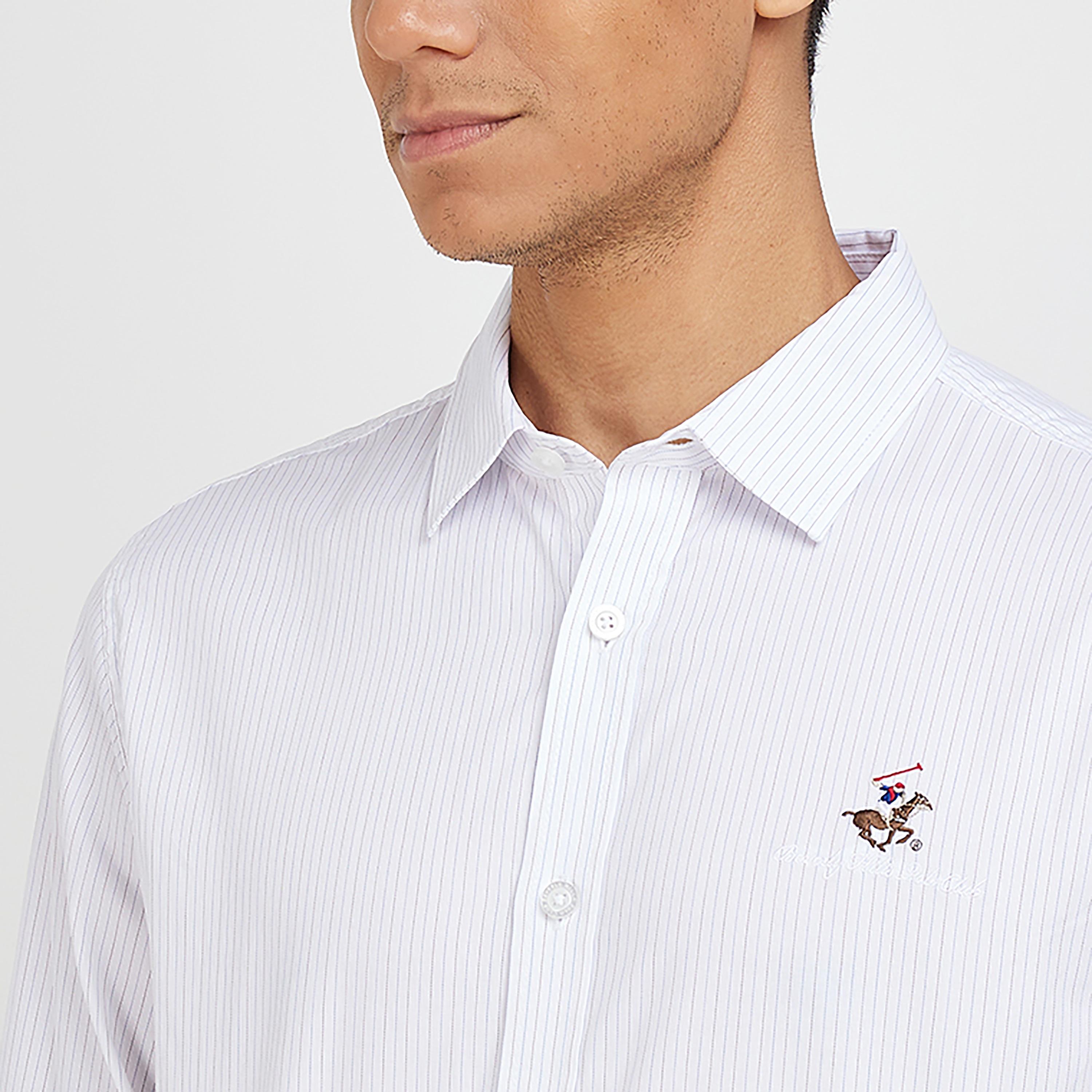 Beverly Hills Polo Club Striped Collared Long Sleeves Shirt-men-clothing-shirts-image-2