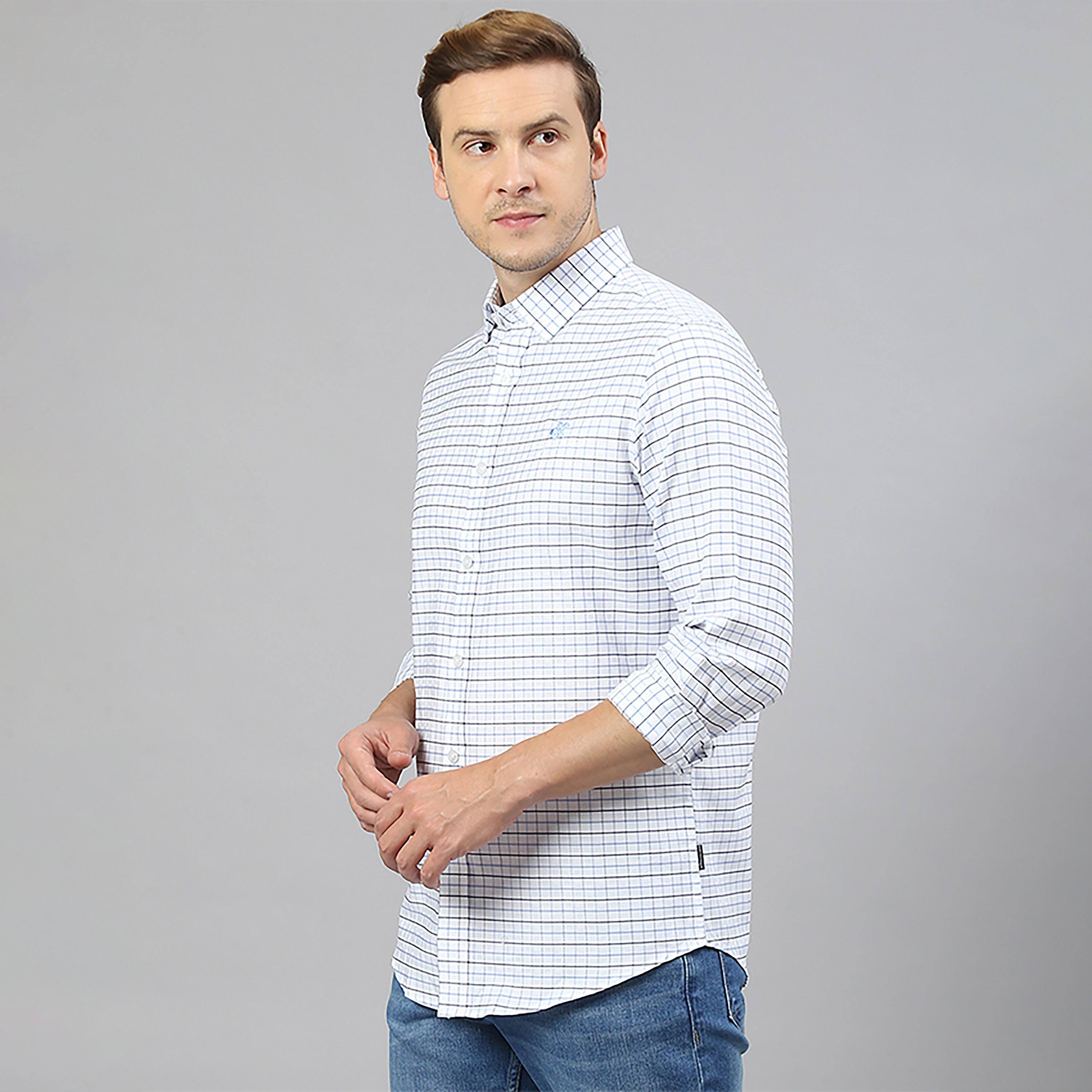 تي شيرت كاجوال بولو بياقة مربعة وأكمام طويلة من بيفرلي هيلز بولو كلوب-men-clothing-shirts-image-2