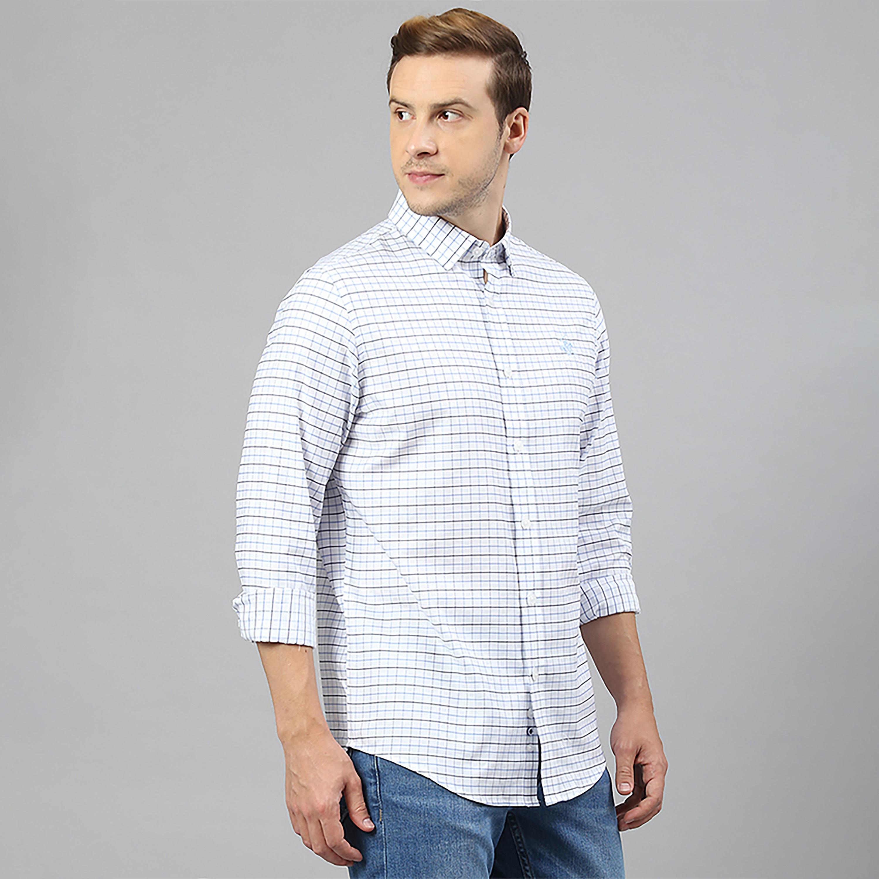 تي شيرت كاجوال بولو بياقة مربعة وأكمام طويلة من بيفرلي هيلز بولو كلوب-men-clothing-shirts-image-3