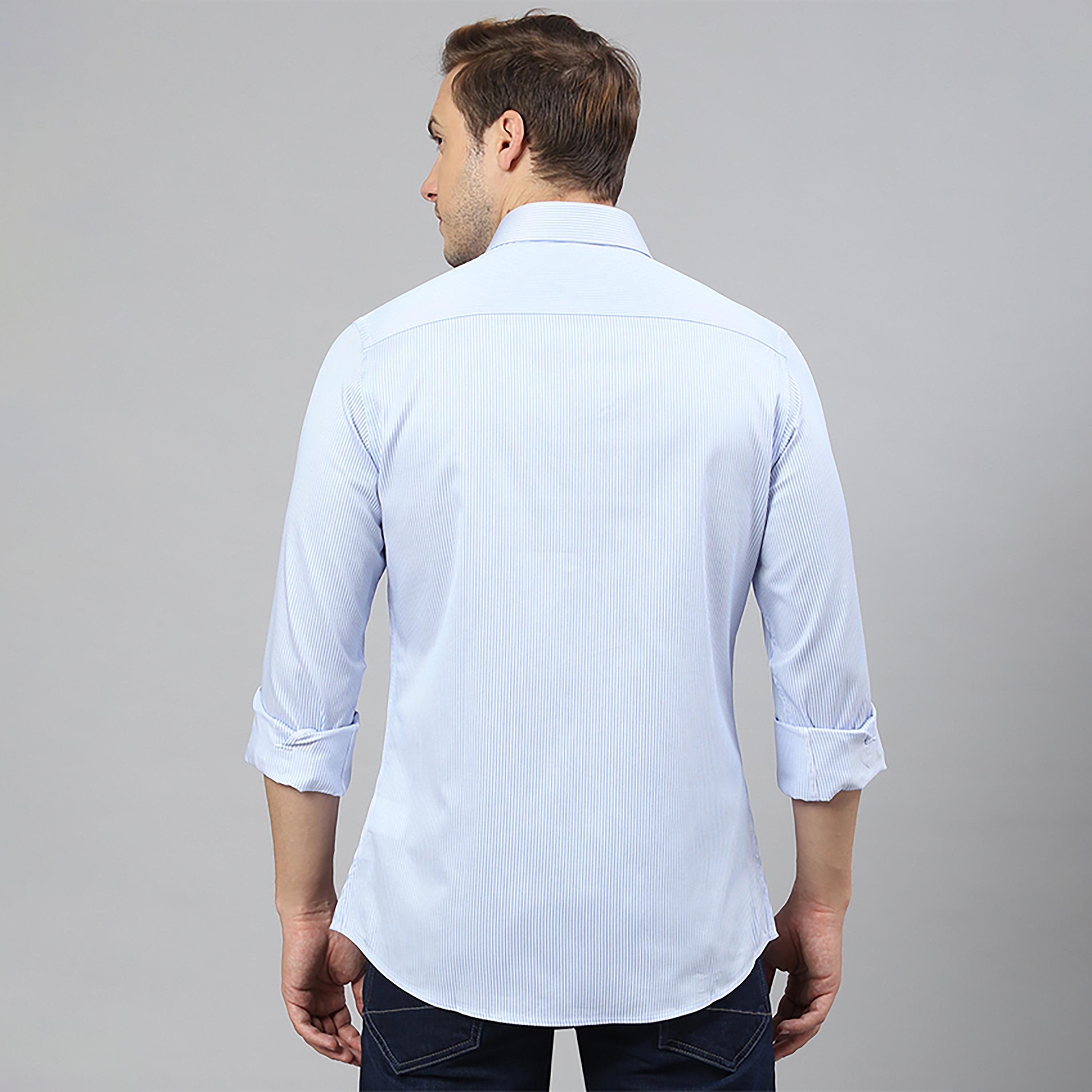 Beverly Hills Polo Club Striped Collared Long Sleeves Casual Shirt-men-clothing-shirts-image-4