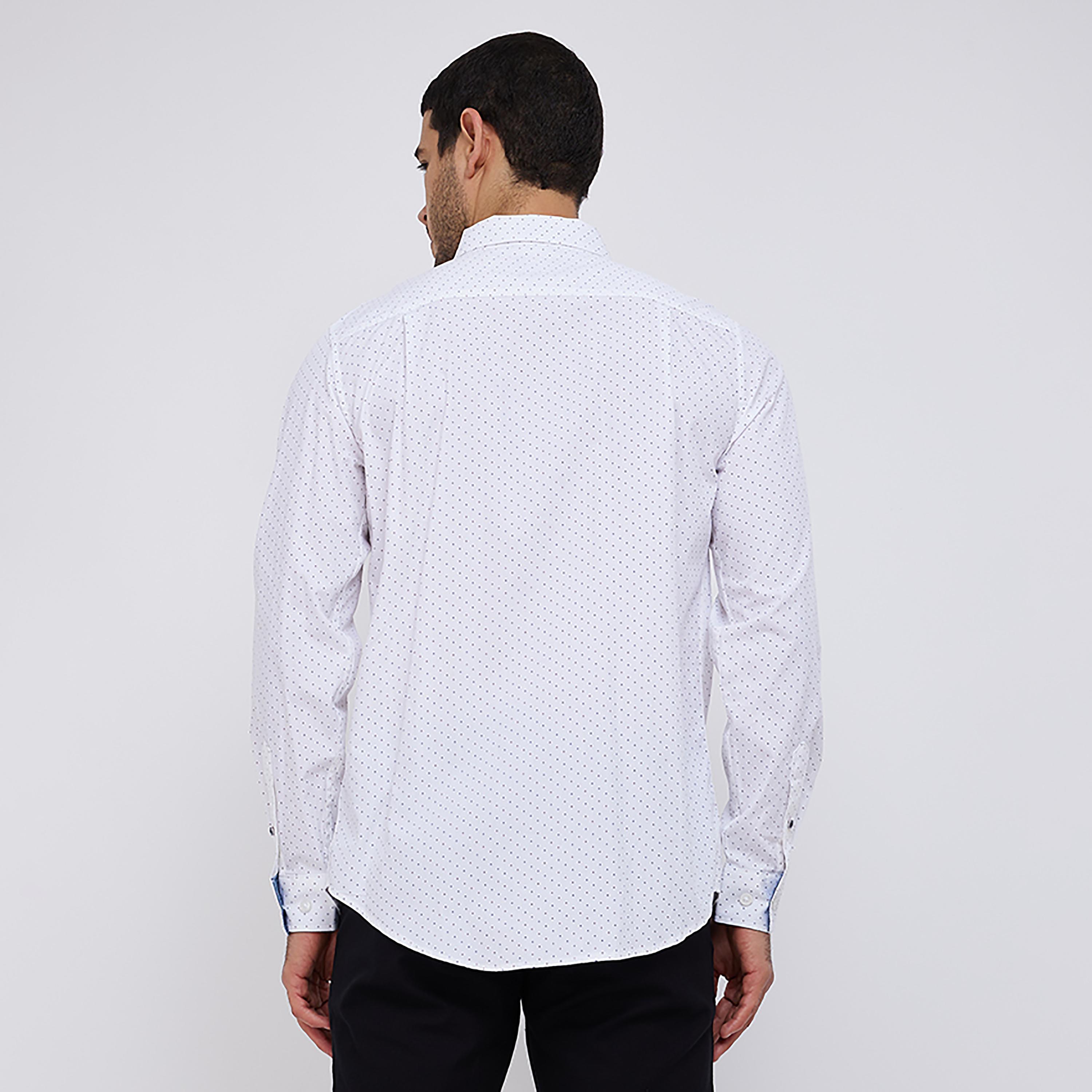 قميص من بيفرلي هيلز بولو كلوب بأكمام طويلة وياقات ذو بولكا دات-men-clothing-shirts-image-3