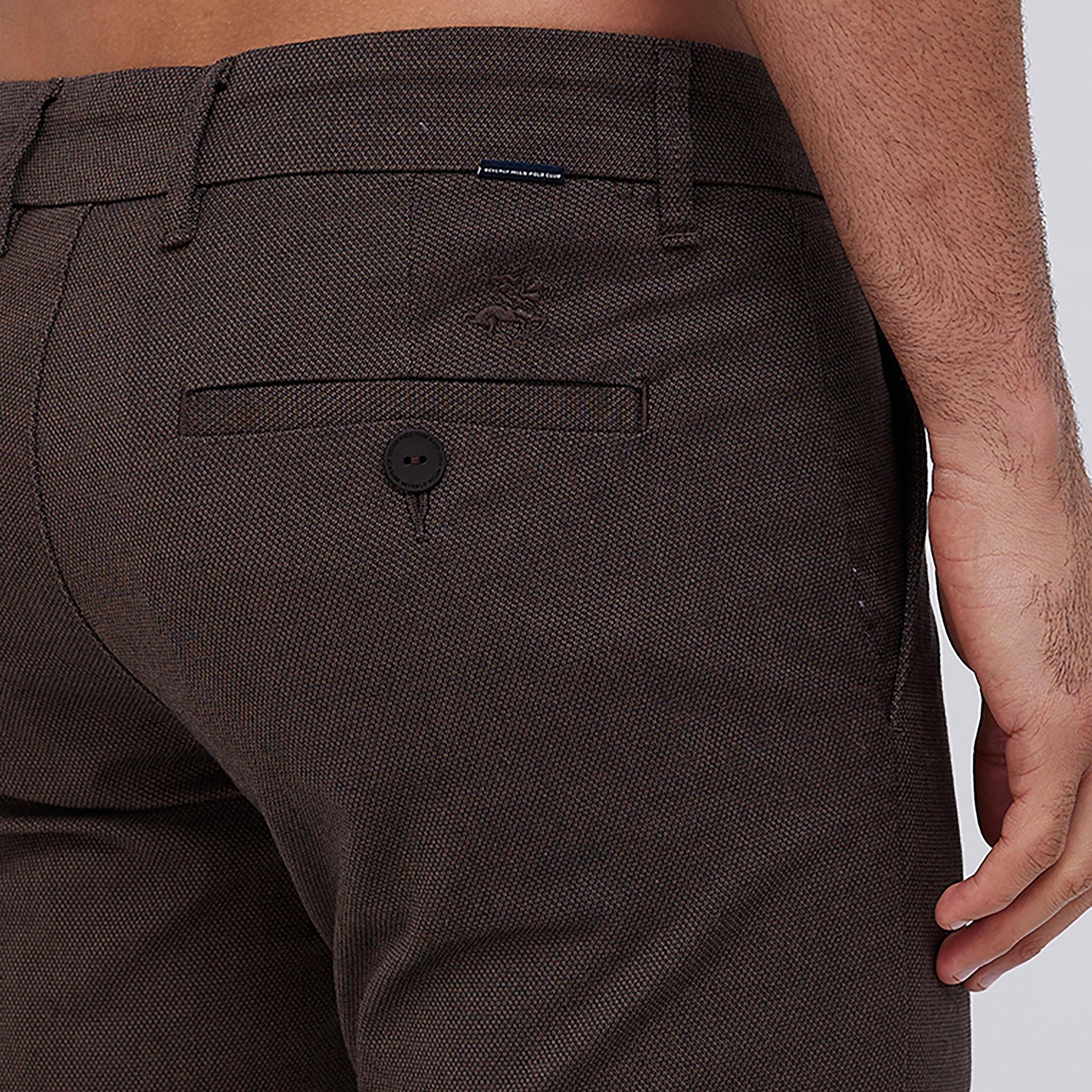 Beverly Hills Polo Club Textured Mid-Rise Trousers-men-clothing-bottoms-trousersandchinos-trousers-image-2