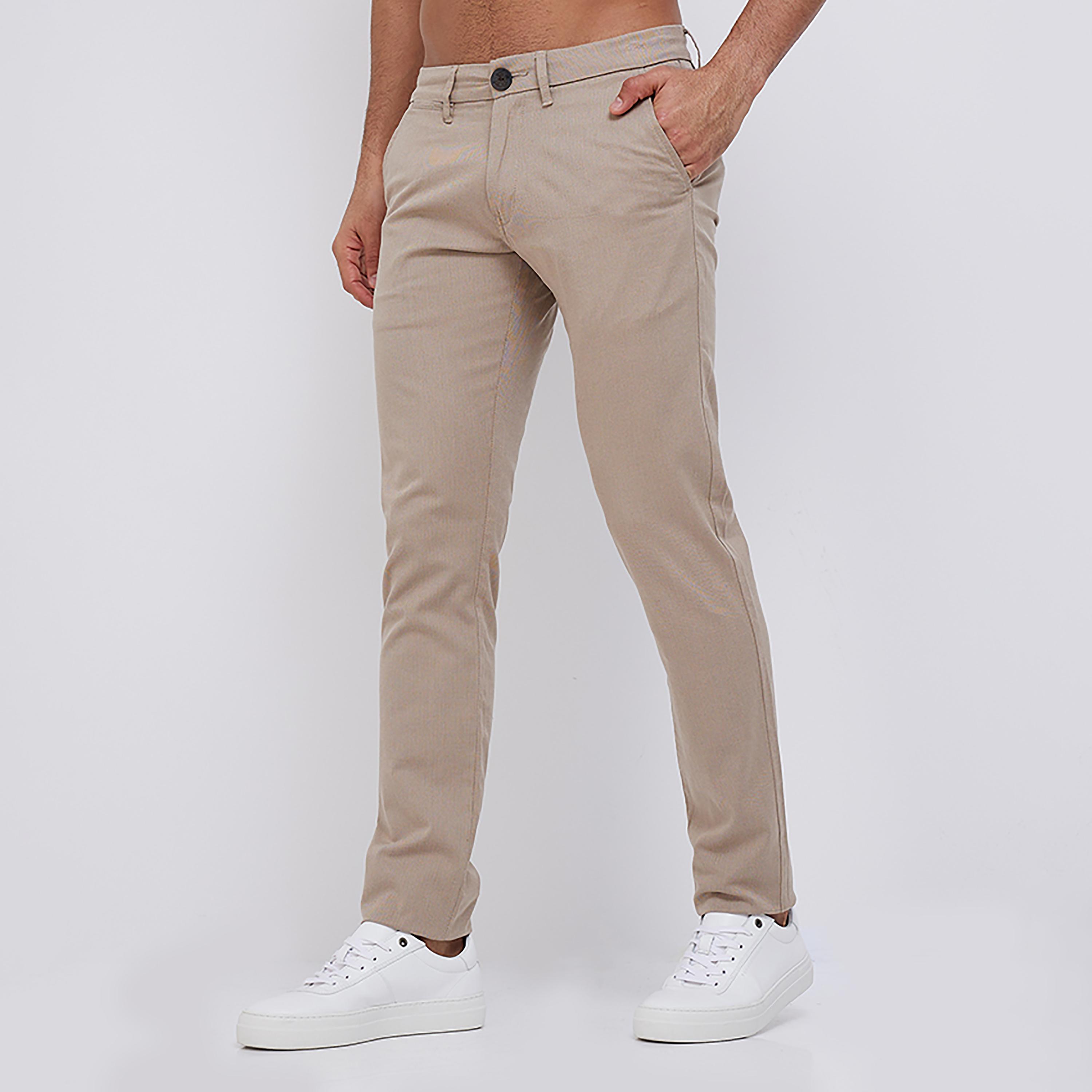Beverly Hills Polo Club Striped Mid-Rise Trousers-men-clothing-bottoms-trousersandchinos-trousers-image-1