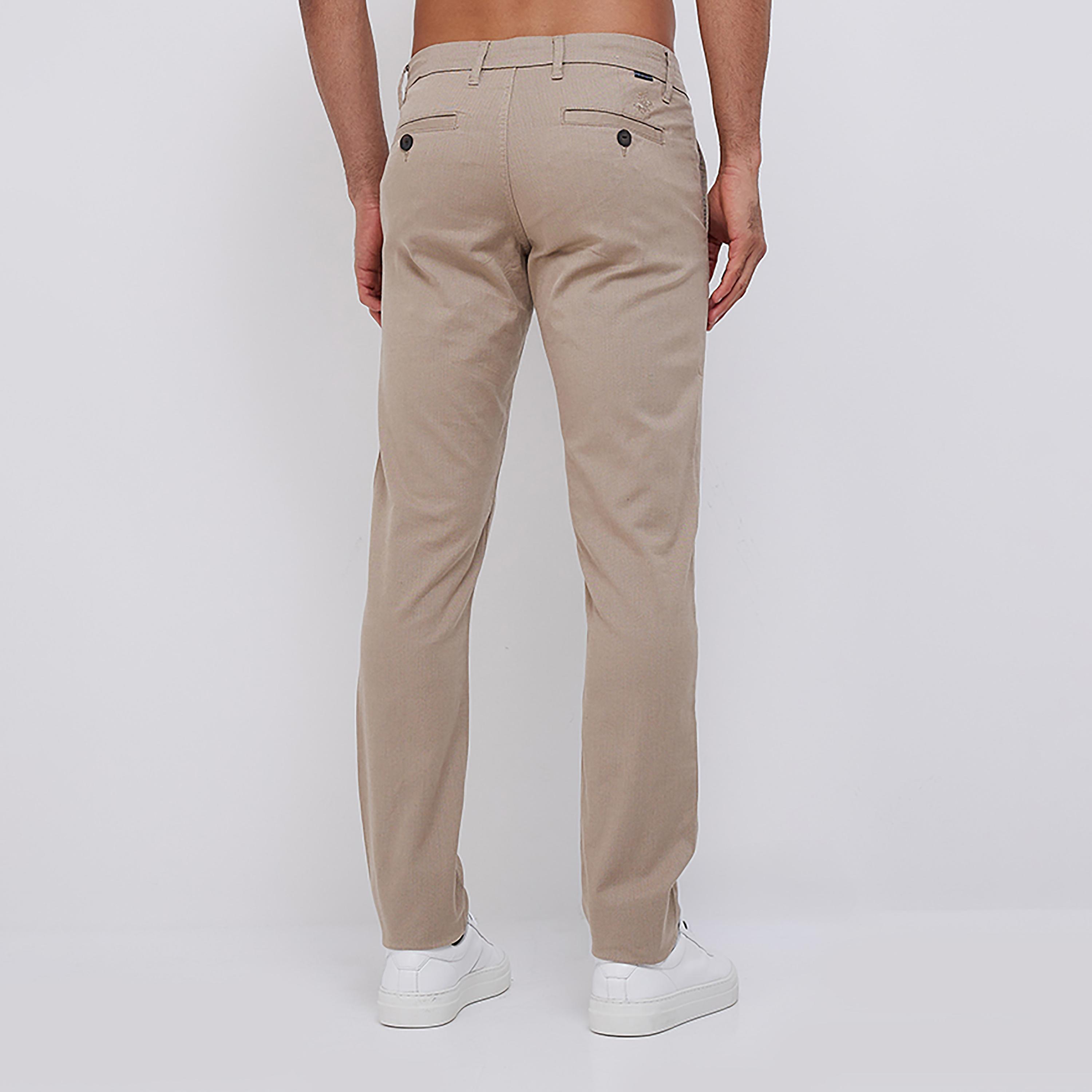 بنطال بمتوسط الارتفاع بمخطط من بيفرلي هيلز بولو كلوب-men-clothing-bottoms-trousersandchinos-trousers-image-3