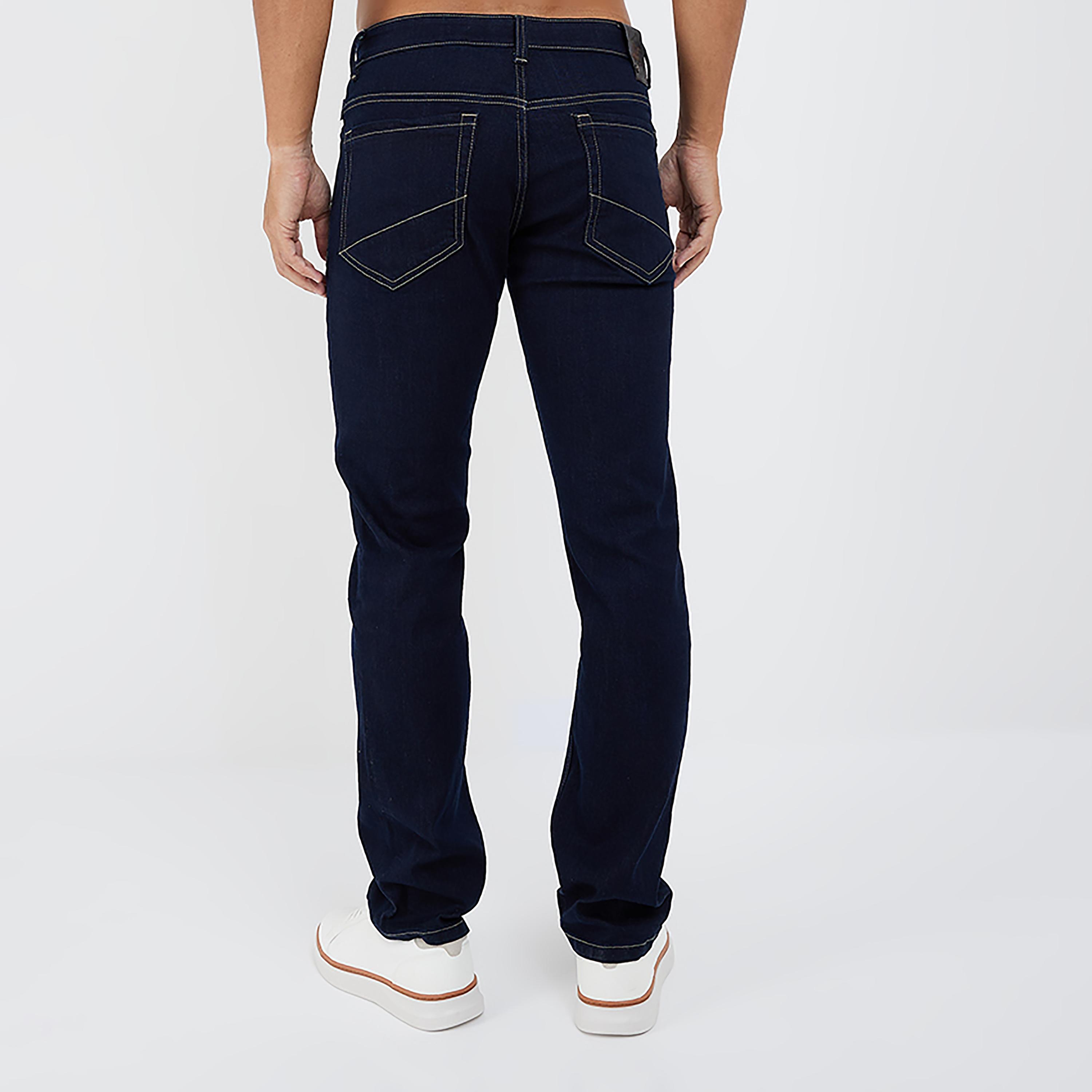 Beverly Hills Polo Club Blue Slim Fit Mid-Rise Jeans-men-clothing-bottoms-jeans-image-3