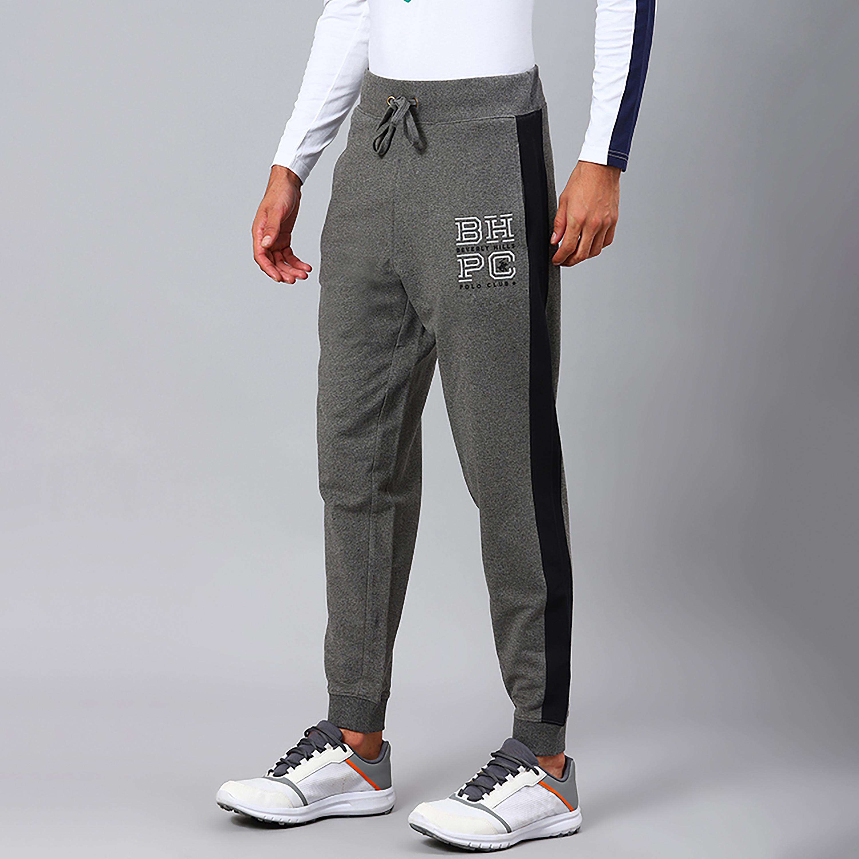 Beverly Hills Polo Club Plain Mid-Rise Drawstring Jogger-men-clothing-bottoms-joggers-image-2