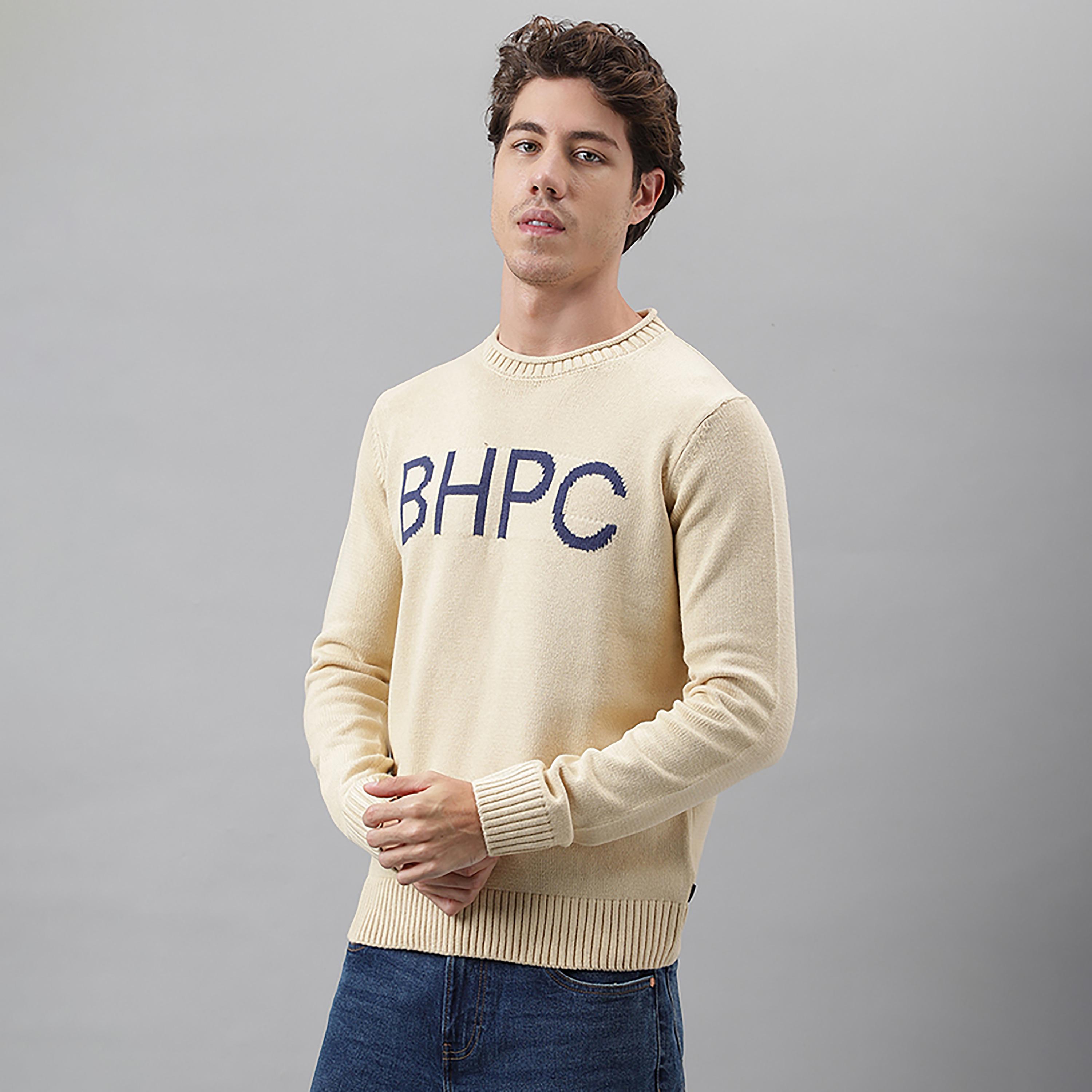سويتر ذو علامة تجارية من بيفرلي هيلز بولو كلوب بأكمام طويلة بياقة مستديرة-men-clothing-sweatersandpullovers-image-2