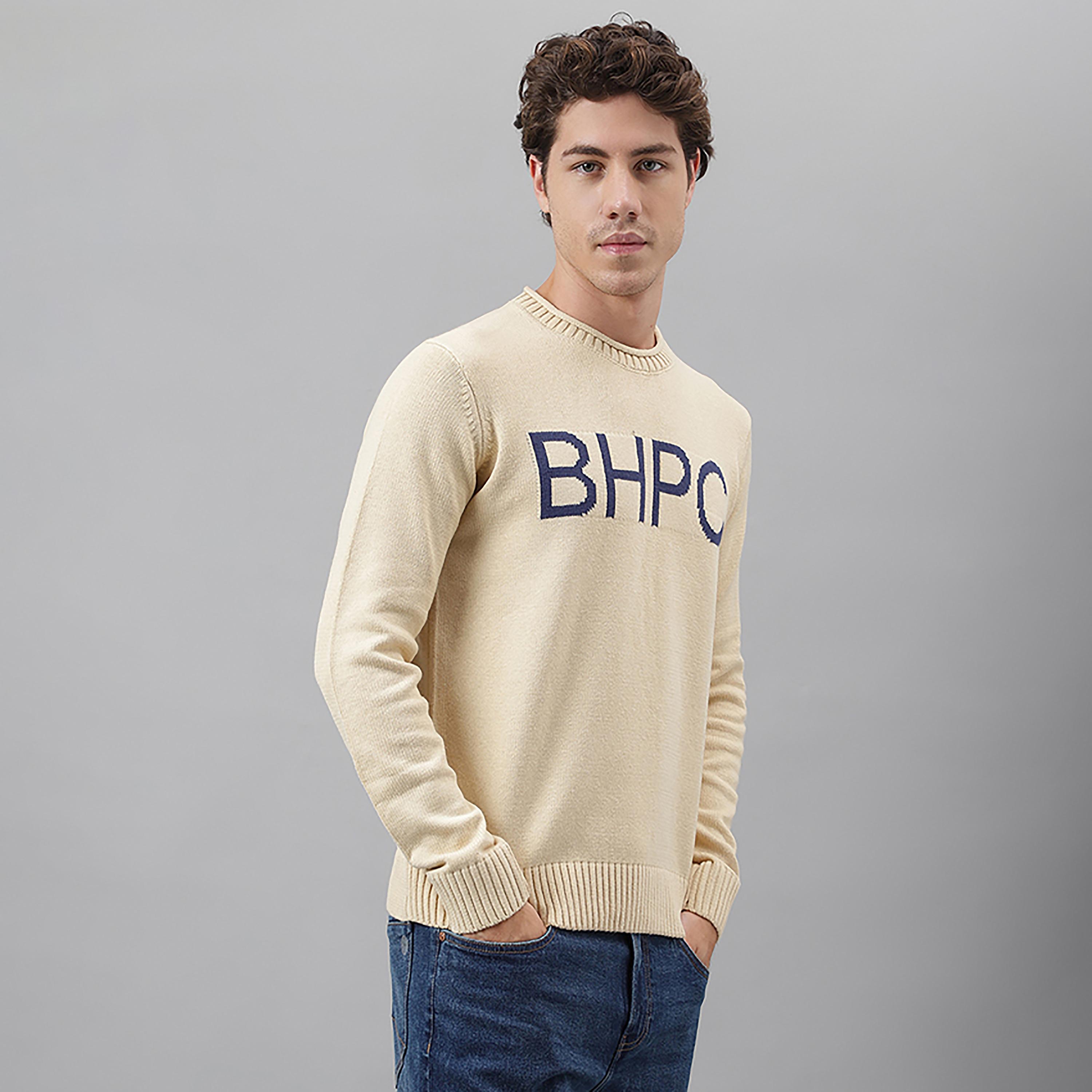سويتر ذو علامة تجارية من بيفرلي هيلز بولو كلوب بأكمام طويلة بياقة مستديرة-men-clothing-sweatersandpullovers-image-3