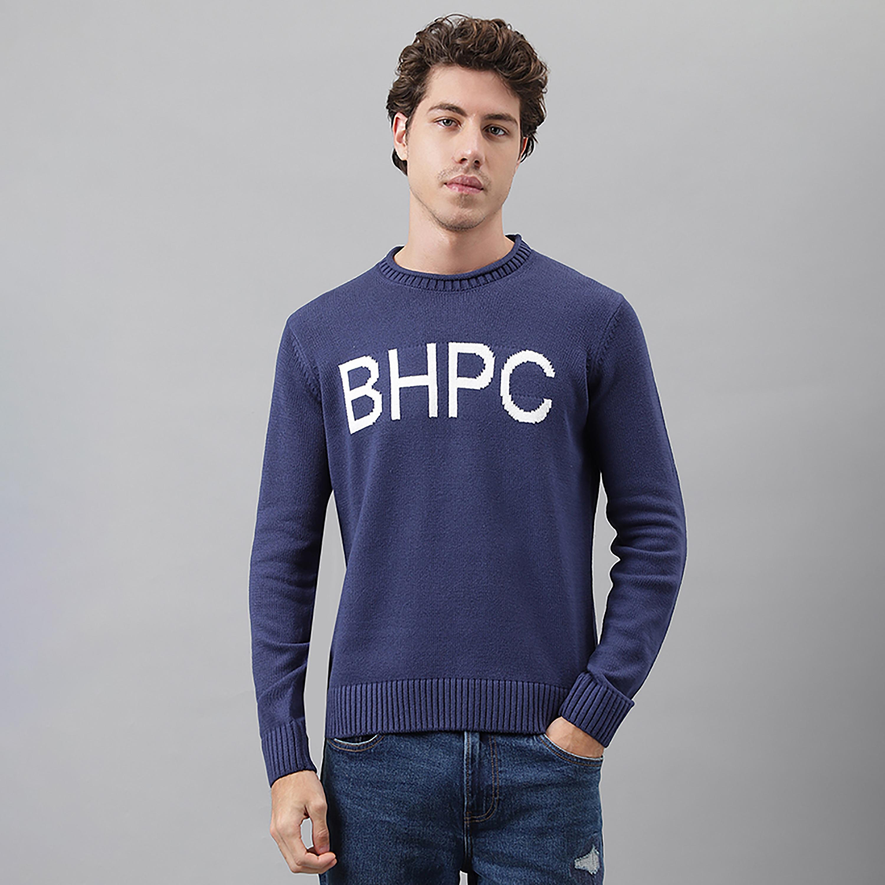 سويتر ذو علامة تجارية من بيفرلي هيلز بولو كلوب بأكمام طويلة بياقة مستديرة-men-clothing-sweatersandpullovers-image-4