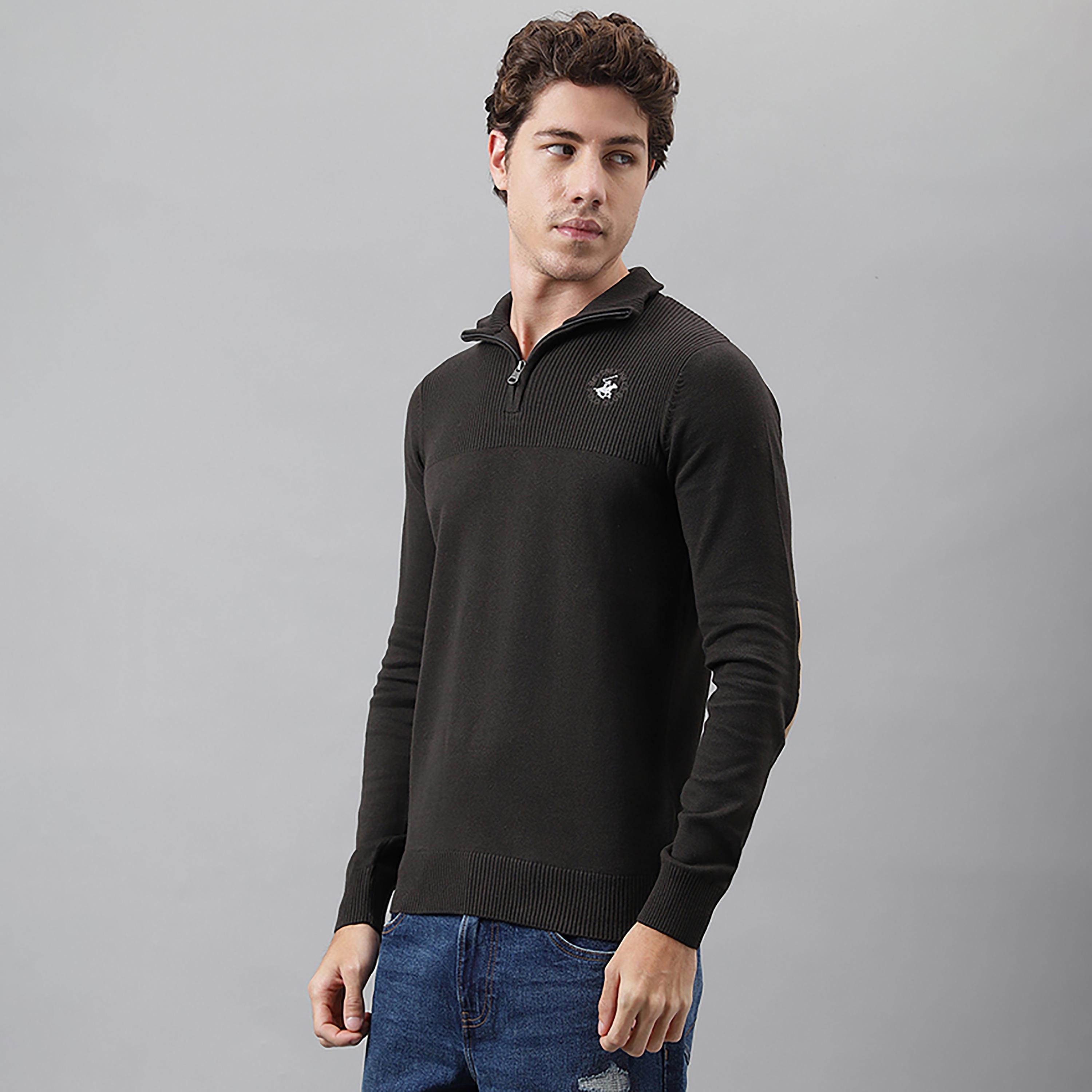 Beverly Hills Polo Club Logo High Neck Long Sleeves Pullover-men-clothing-sweatersandpullovers-image-2