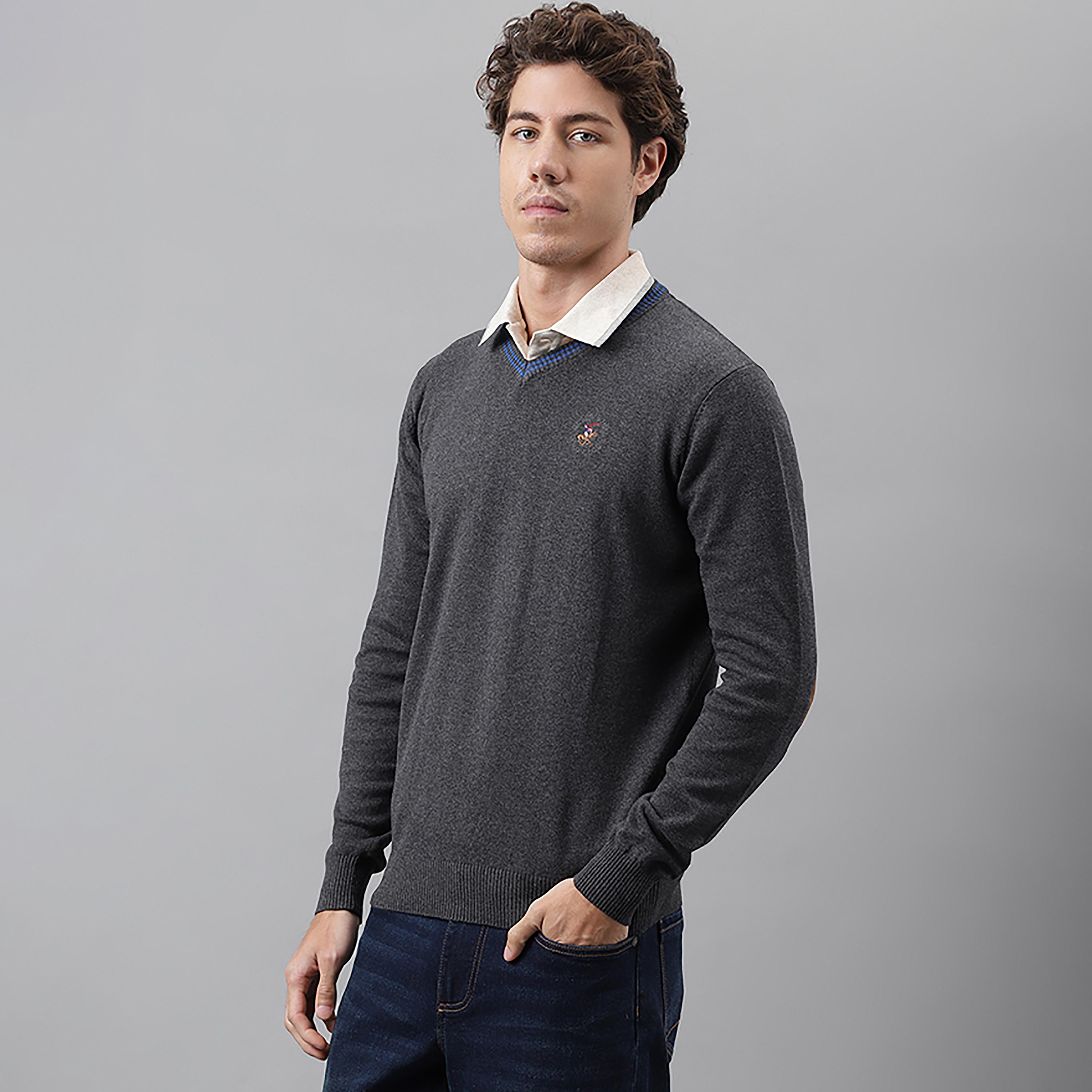 بلوفر من بيفرلي هيلز بولو كلوب بياقة علي شكل وي وأكمام طويلة بشعار-men-clothing-sweatersandpullovers-image-5