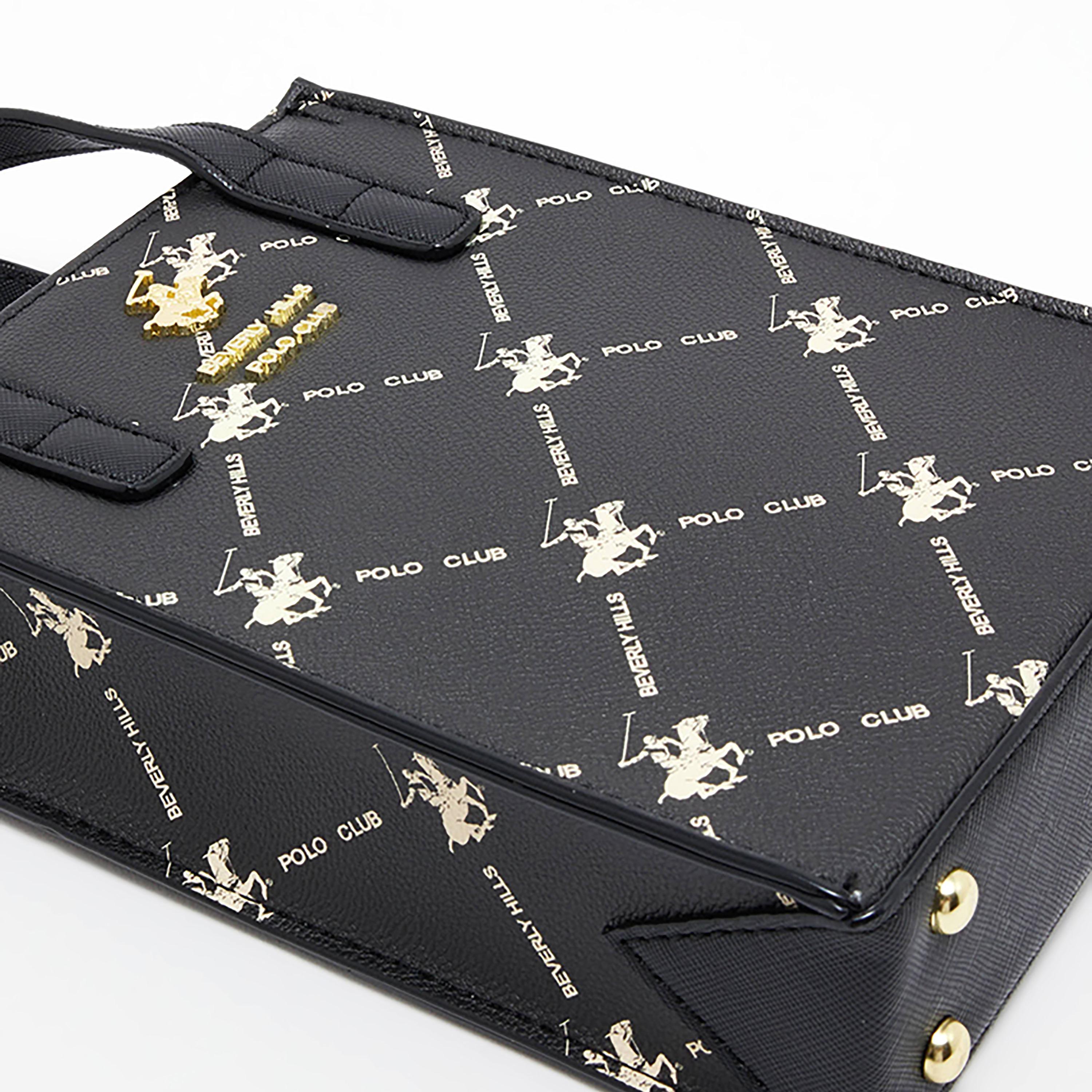 حقيبة توت صغيرة بمقبض علوي وطبعة لوجو بيفرلي هيلز بولو كلوب-women-bagsandwallets-handbags-image-8