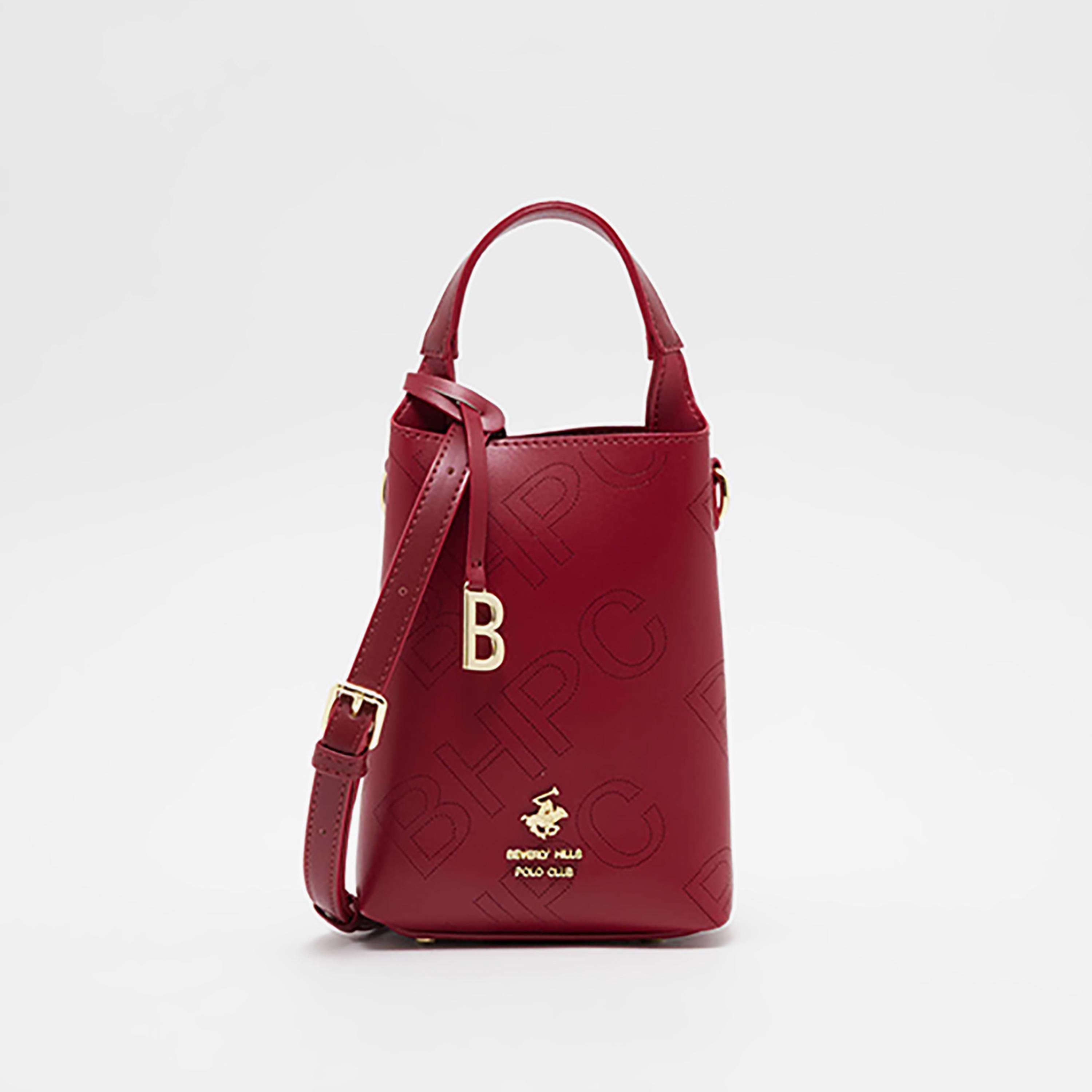 حقيبة باكيت صغيرة بمقبض علوي وطبعة لوجو بيفرلي هيلز بولو كلوب-women-bagsandwallets-handbags-image-9