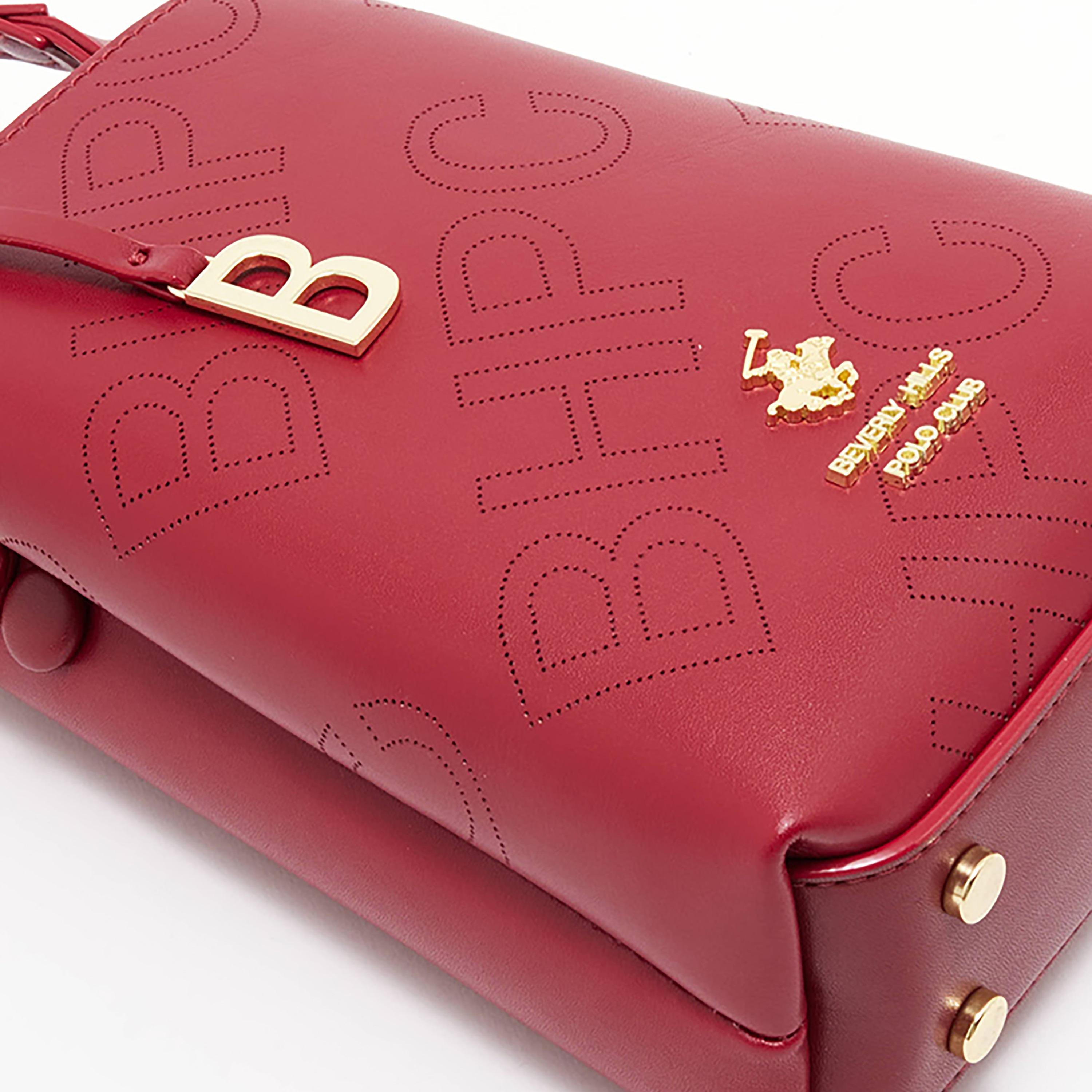 حقيبة باكيت صغيرة بمقبض علوي وطبعة لوجو بيفرلي هيلز بولو كلوب-women-bagsandwallets-handbags-image-12