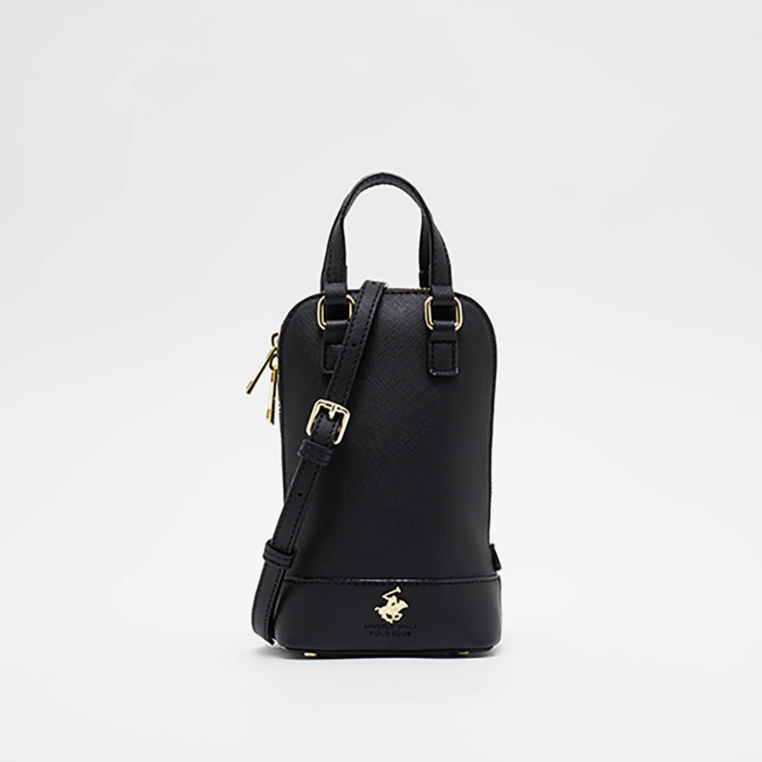 Beverly Hills Polo Club Textured Top Handle Crossbody Bag-women-bagsandwallets-handbags-image-1