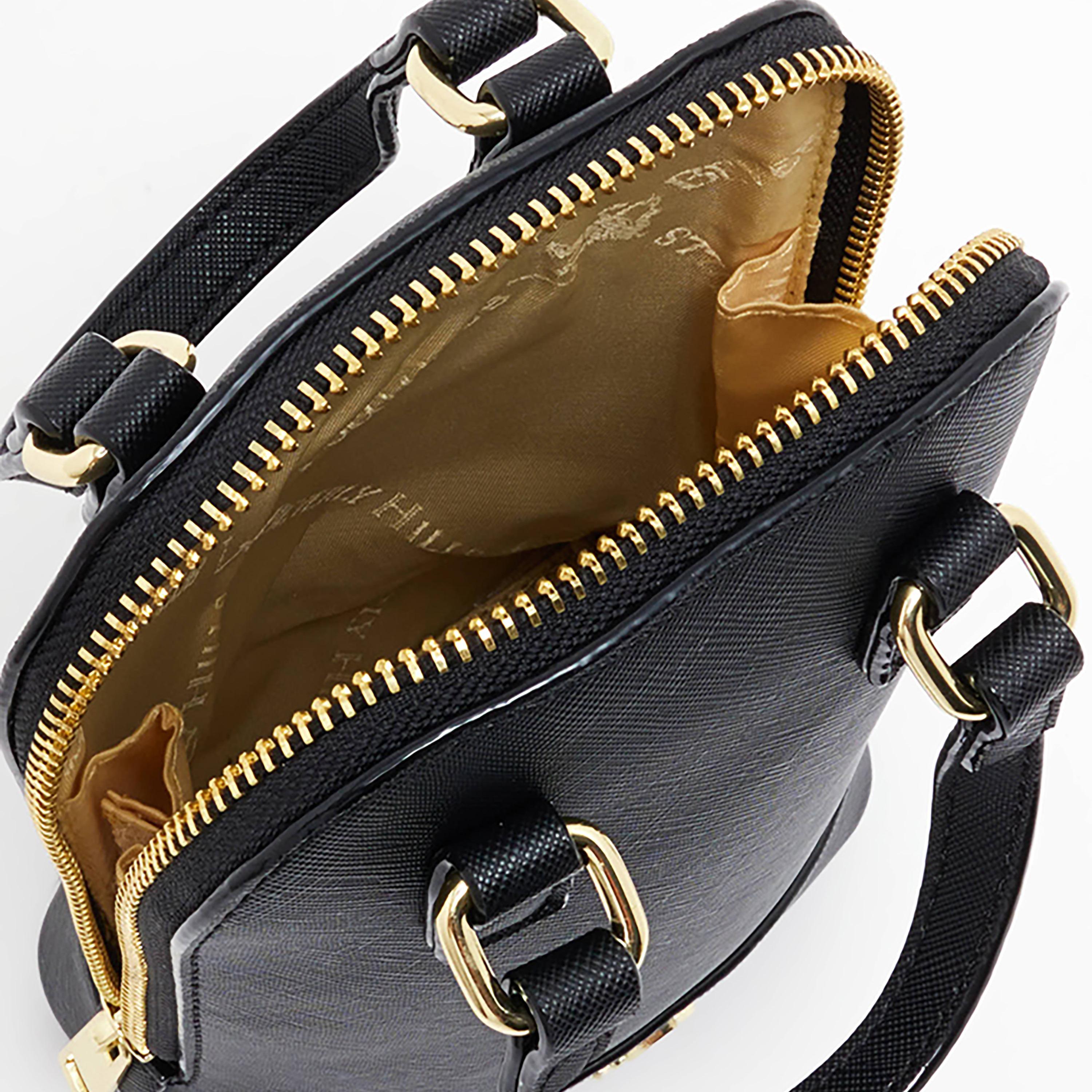 Beverly Hills Polo Club Textured Top Handle Crossbody Bag-women-bagsandwallets-handbags-image-3