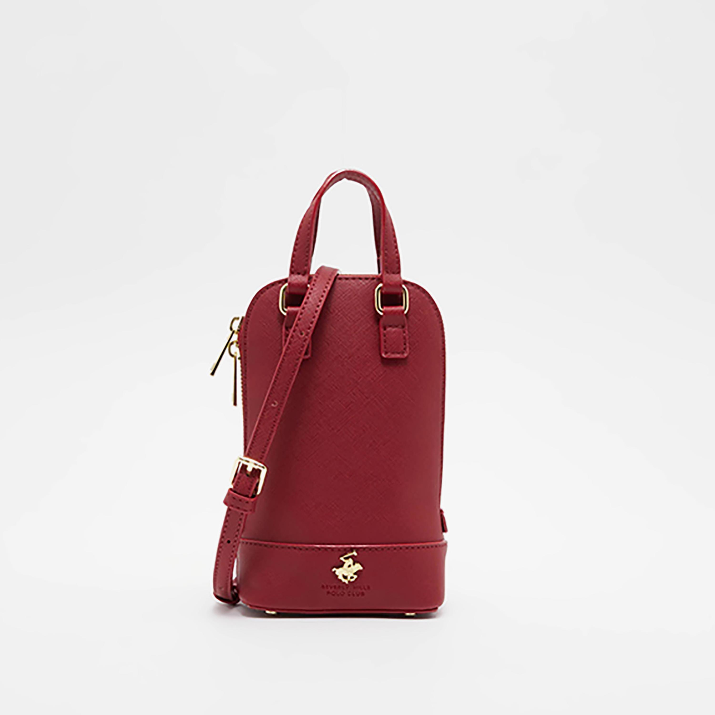 Beverly Hills Polo Club Textured Top Handle Crossbody Bag-women-bagsandwallets-handbags-image-5
