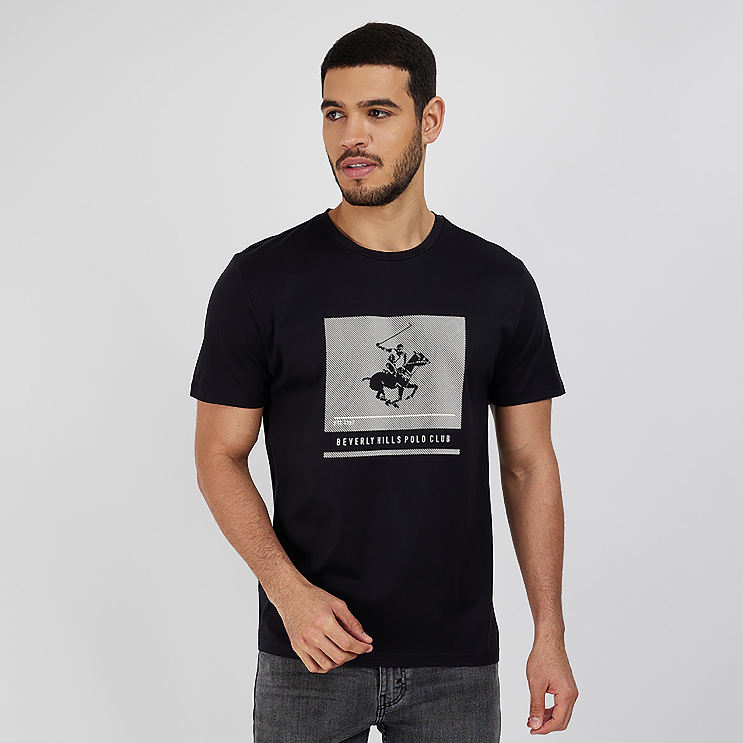تي شرت مطبوعة برقبة دائرية وأكمام قصيرة من بيفرلي هيلز بولو كلوب-men-clothing-tshirtsandpolos-tshirts-image-1