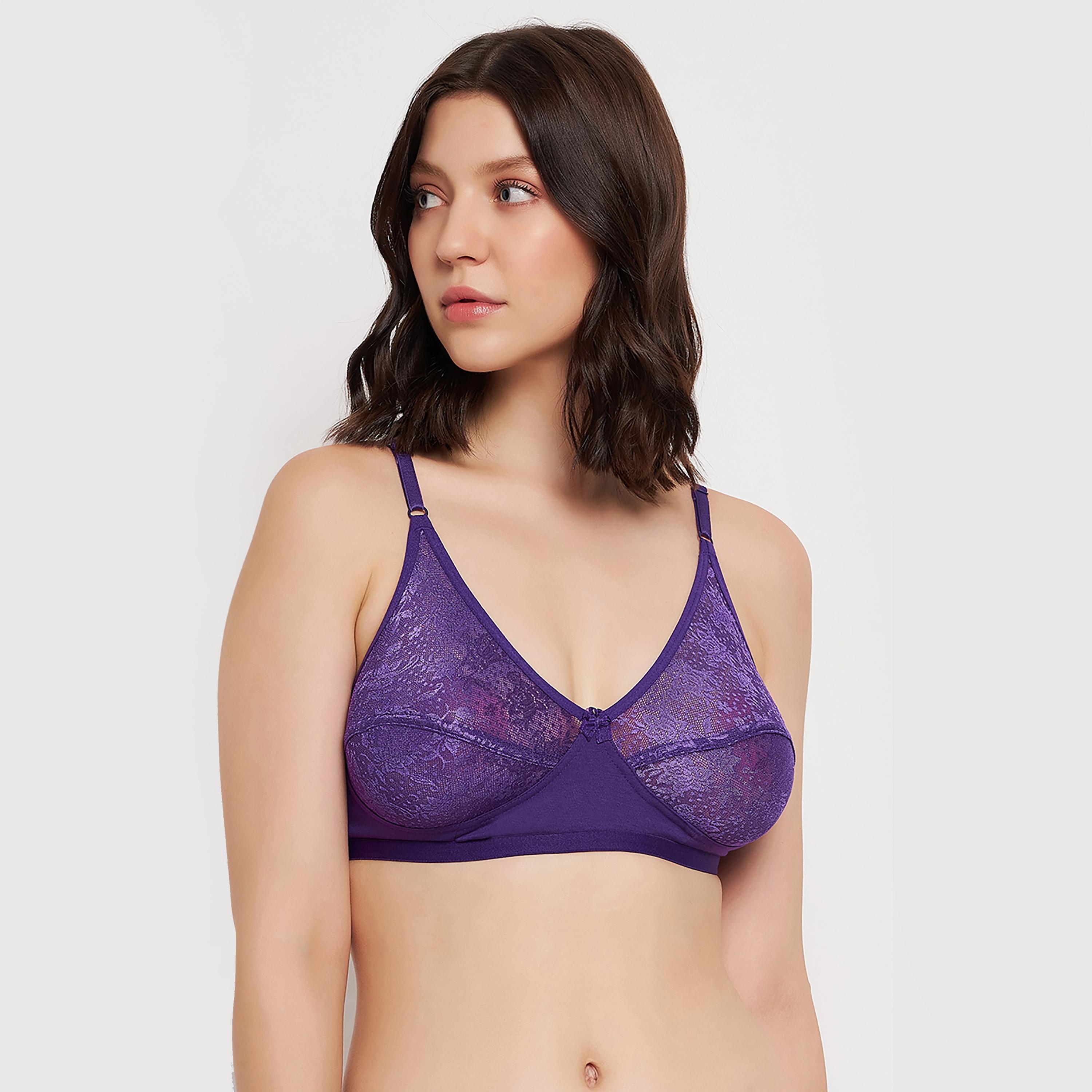 حمالة صدر نسائية غير مبطنة مع أكواب دانتيل من كلوفيا-women-clothing-lingerie-bras-image-1