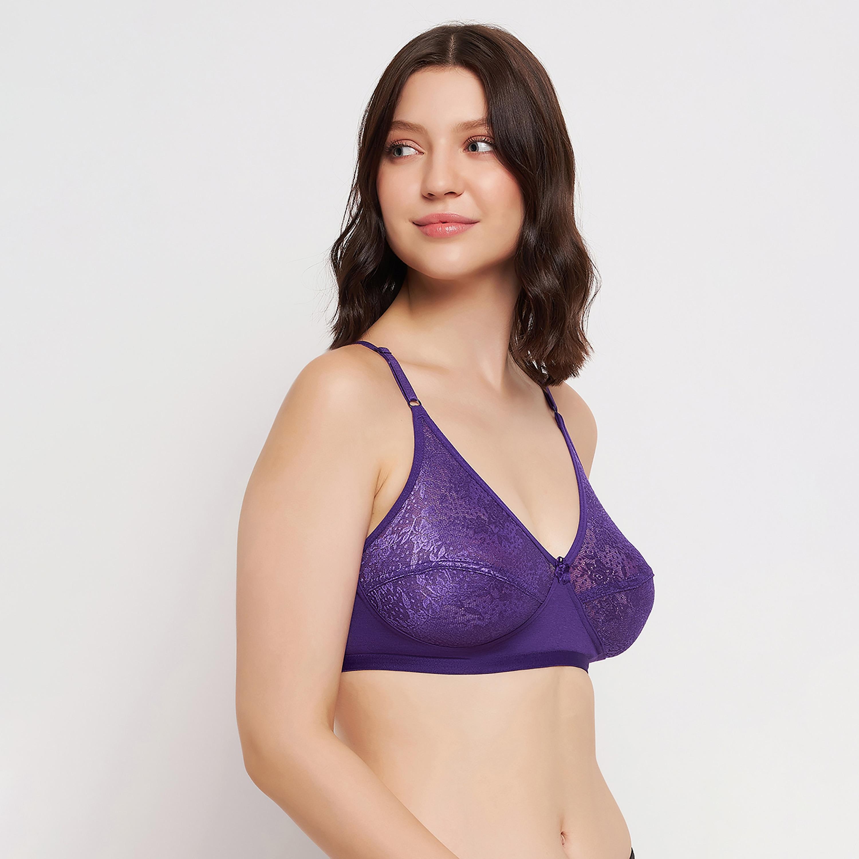 حمالة صدر نسائية غير مبطنة مع أكواب دانتيل من كلوفيا-women-clothing-lingerie-bras-image-4