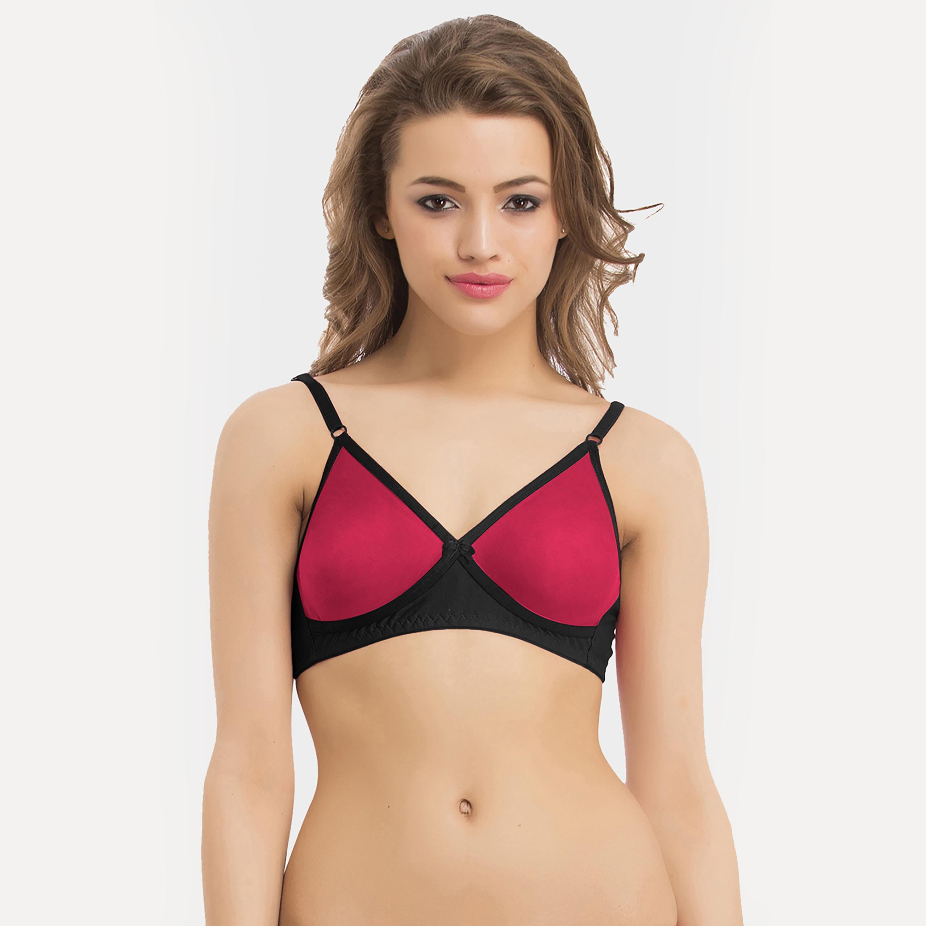 Clovia Full Coverage Women's T-Shirt Bra with Cross-Over Moulded Cups in Multi Color - Cotton Rich-women-clothing-lingerie-bras-image-1