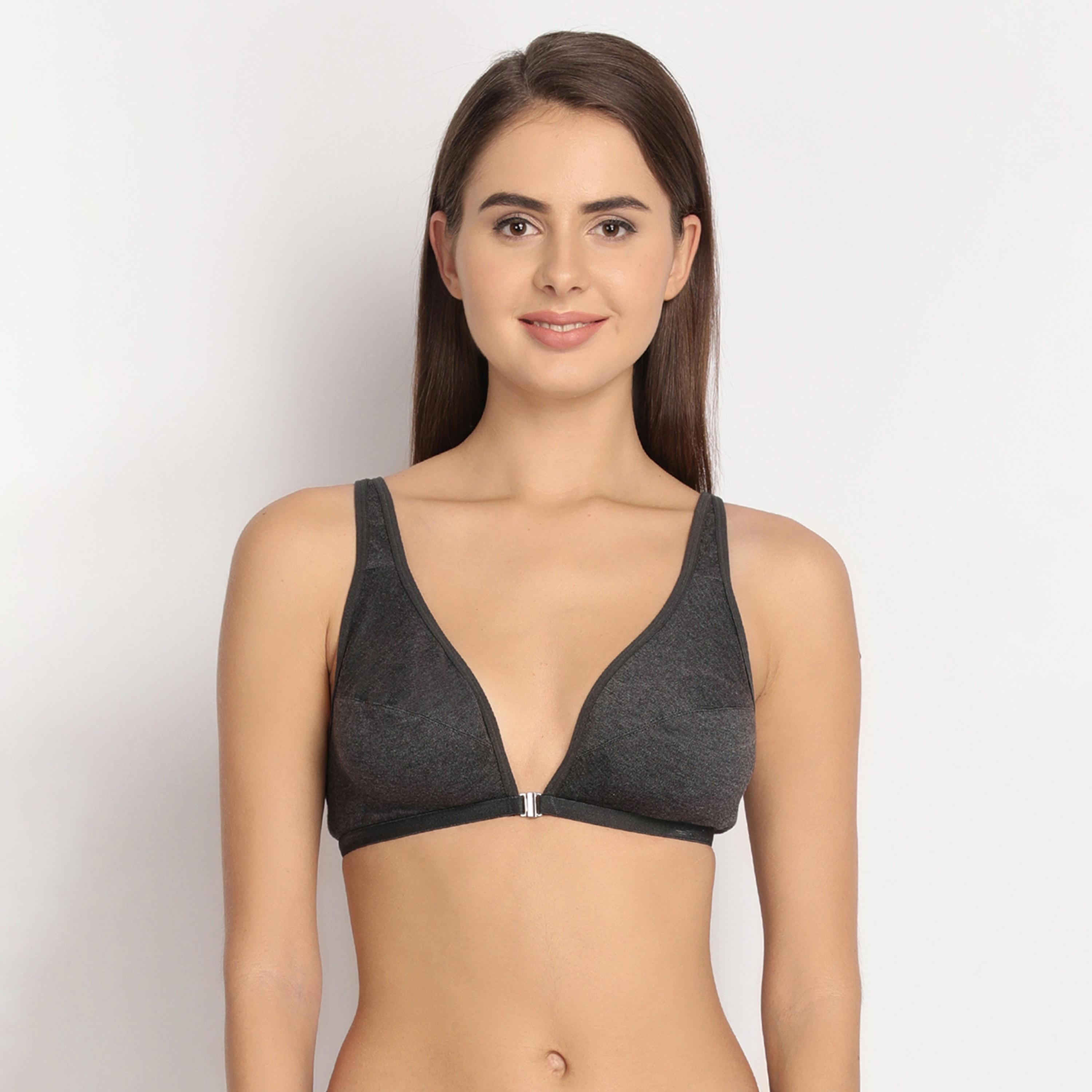  حمالة صدر نسائية من القطن غير مبطنة وغير مزودة بأسلاك من كلوفيا-women-clothing-lingerie-bras-image-1
