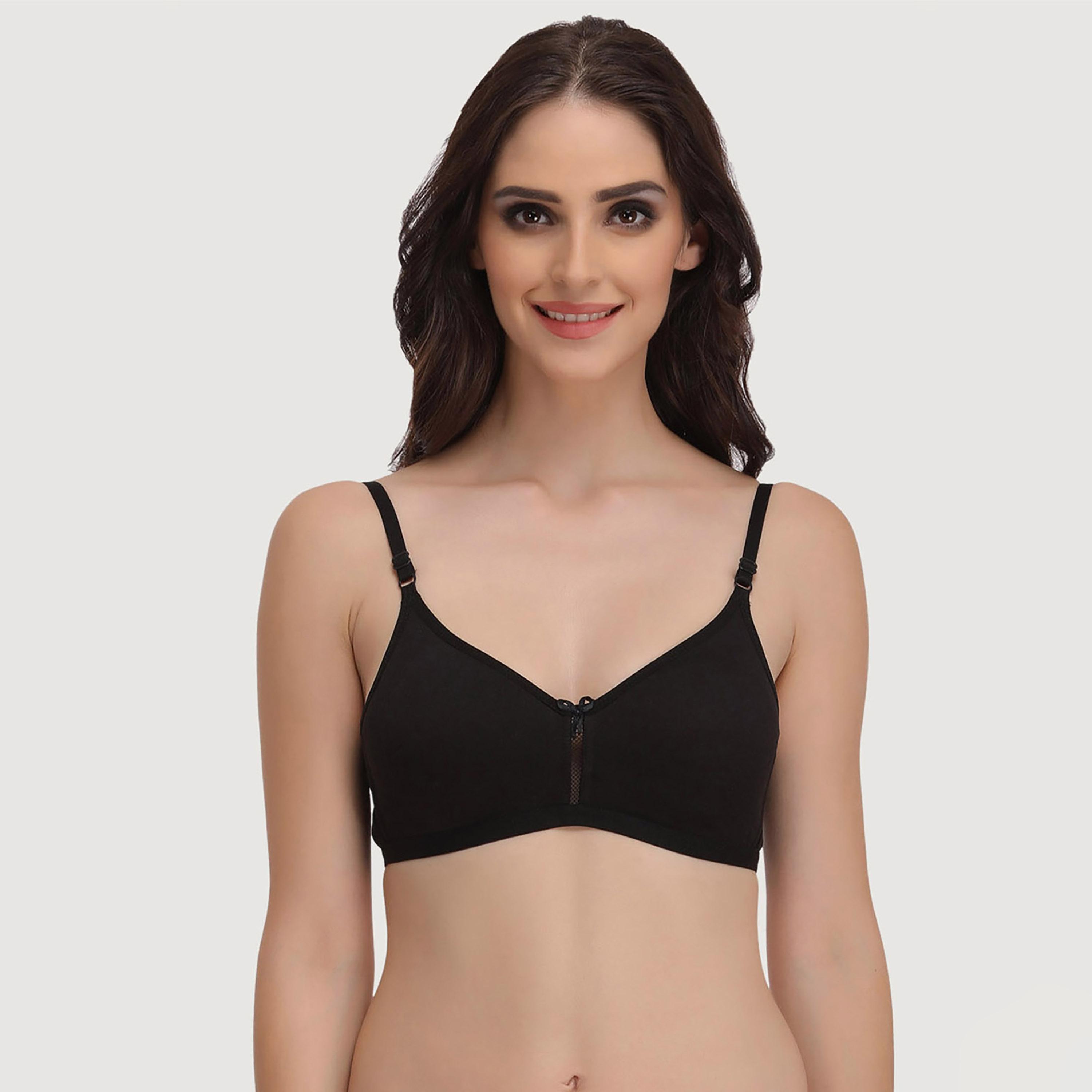 Clovia Smoothie Non-Padded Non-Wired Full Coverage Women's Bra - Cotton Rich-women-clothing-lingerie-bras-image-1
