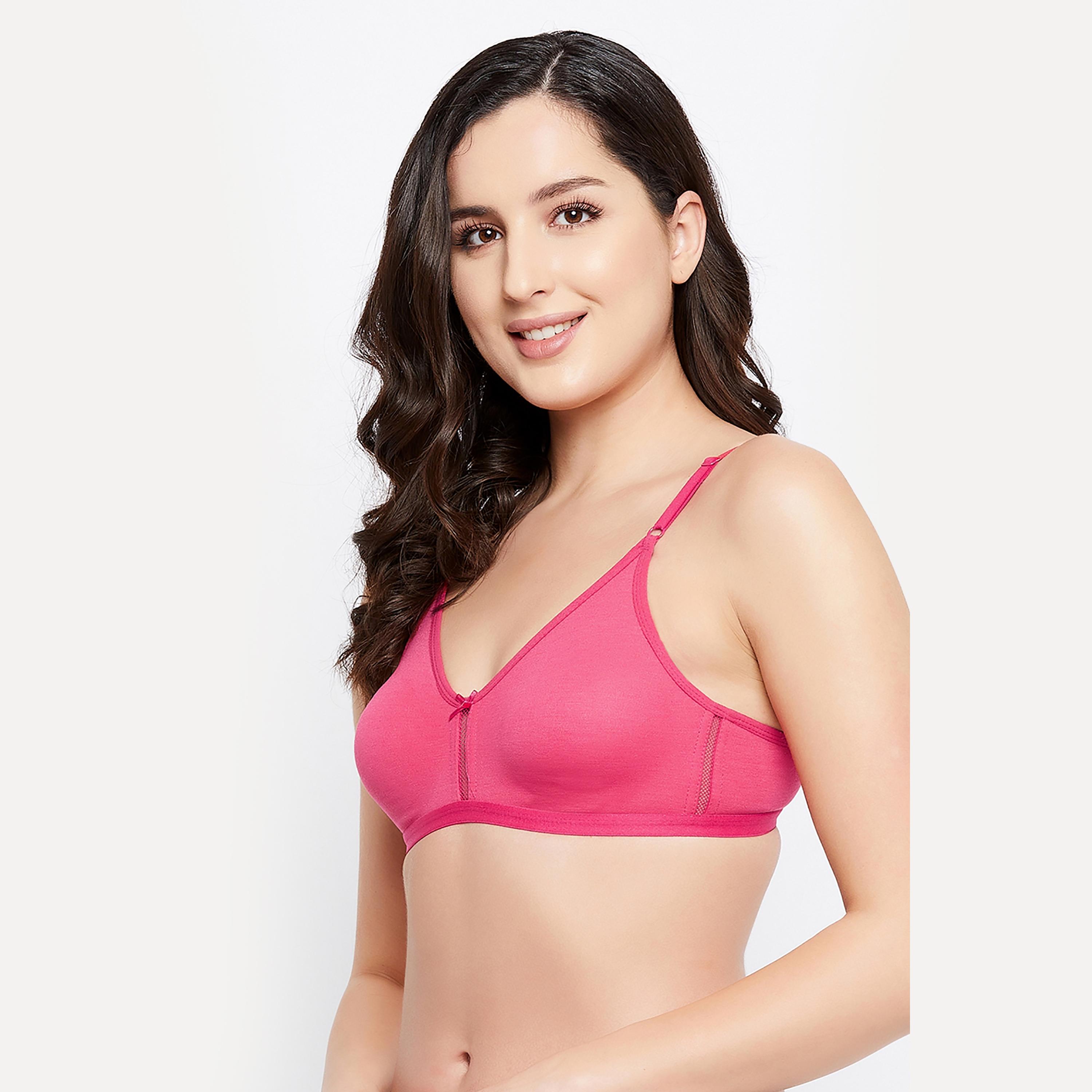 حمالة صدر نسائية سموثي غير مبطنة وغير سلكية ذات تغطية كاملة - غنية بالقطن من كلوفيا-women-clothing-lingerie-bras-image-12