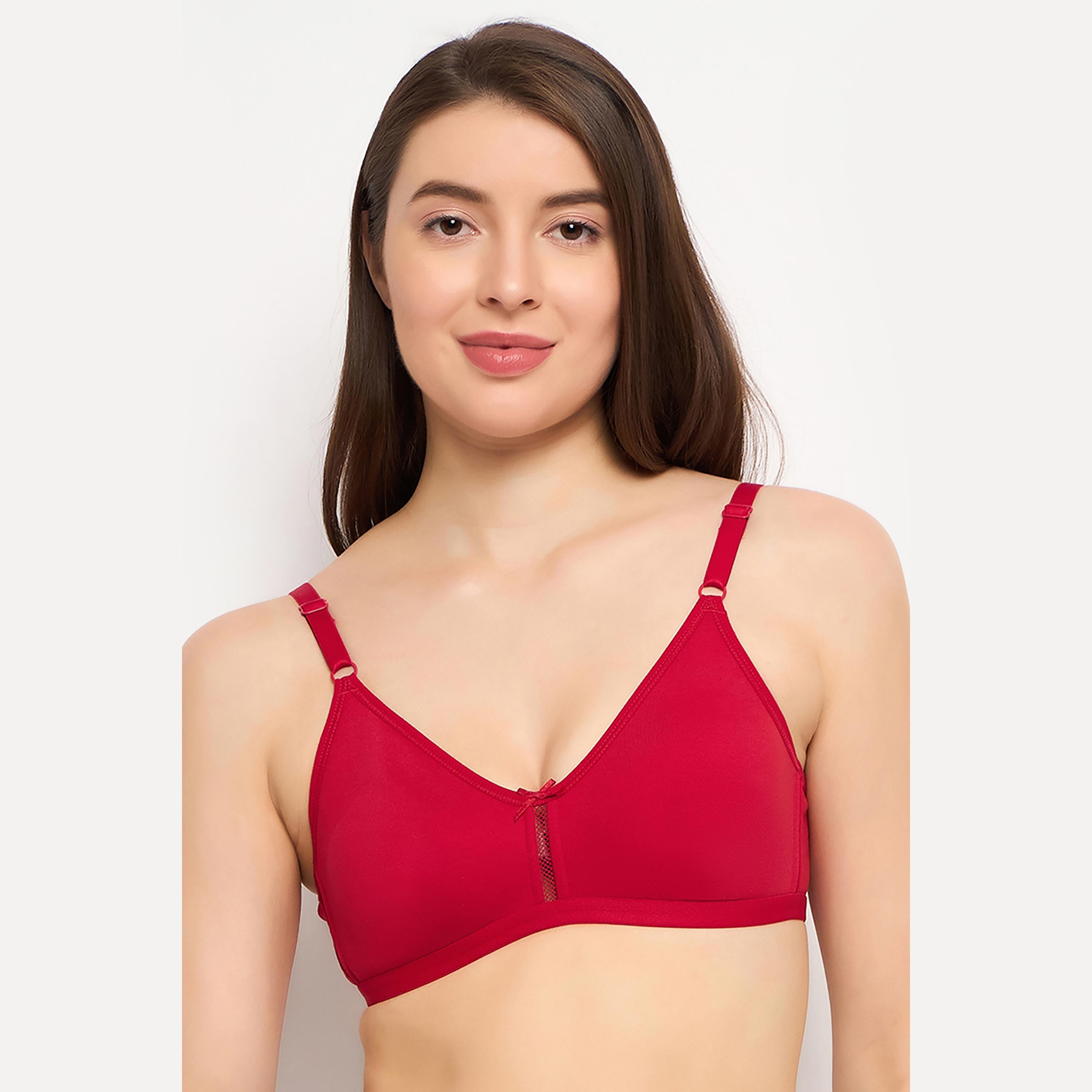 حمالة صدر نسائية سموثي غير مبطنة وغير سلكية ذات تغطية كاملة - غنية بالقطن من كلوفيا-women-clothing-lingerie-bras-image-1
