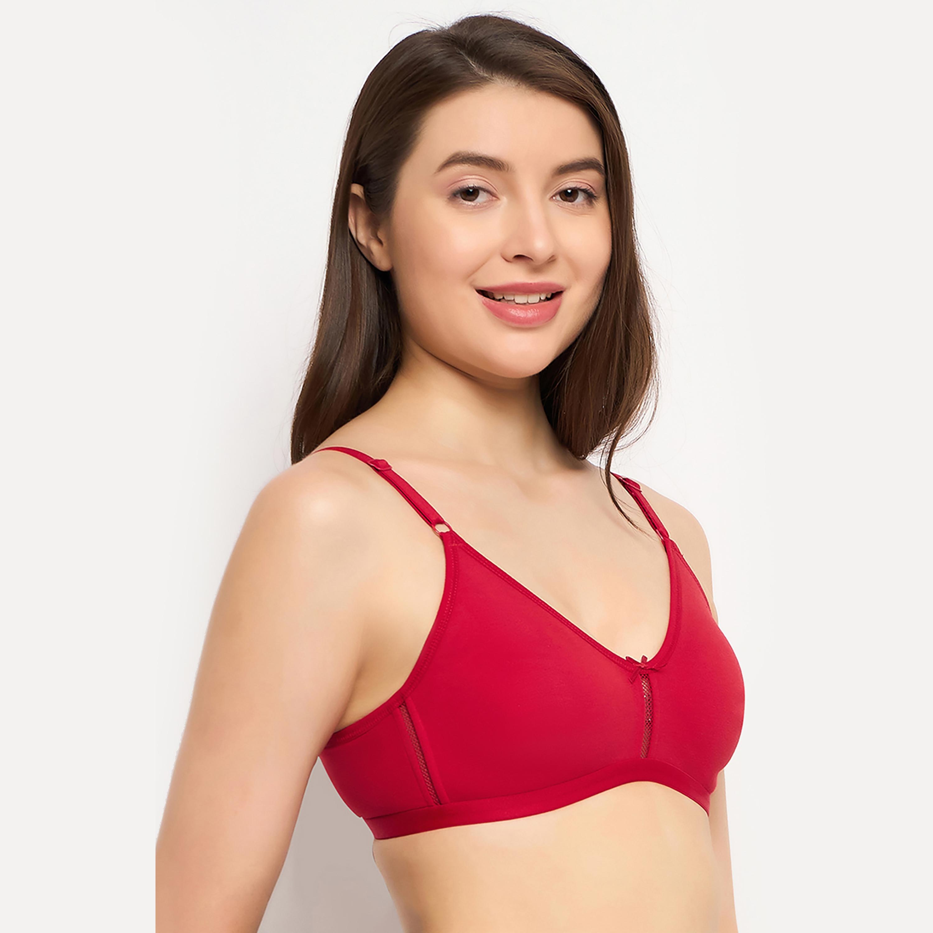 حمالة صدر نسائية سموثي غير مبطنة وغير سلكية ذات تغطية كاملة - غنية بالقطن من كلوفيا-women-clothing-lingerie-bras-image-3