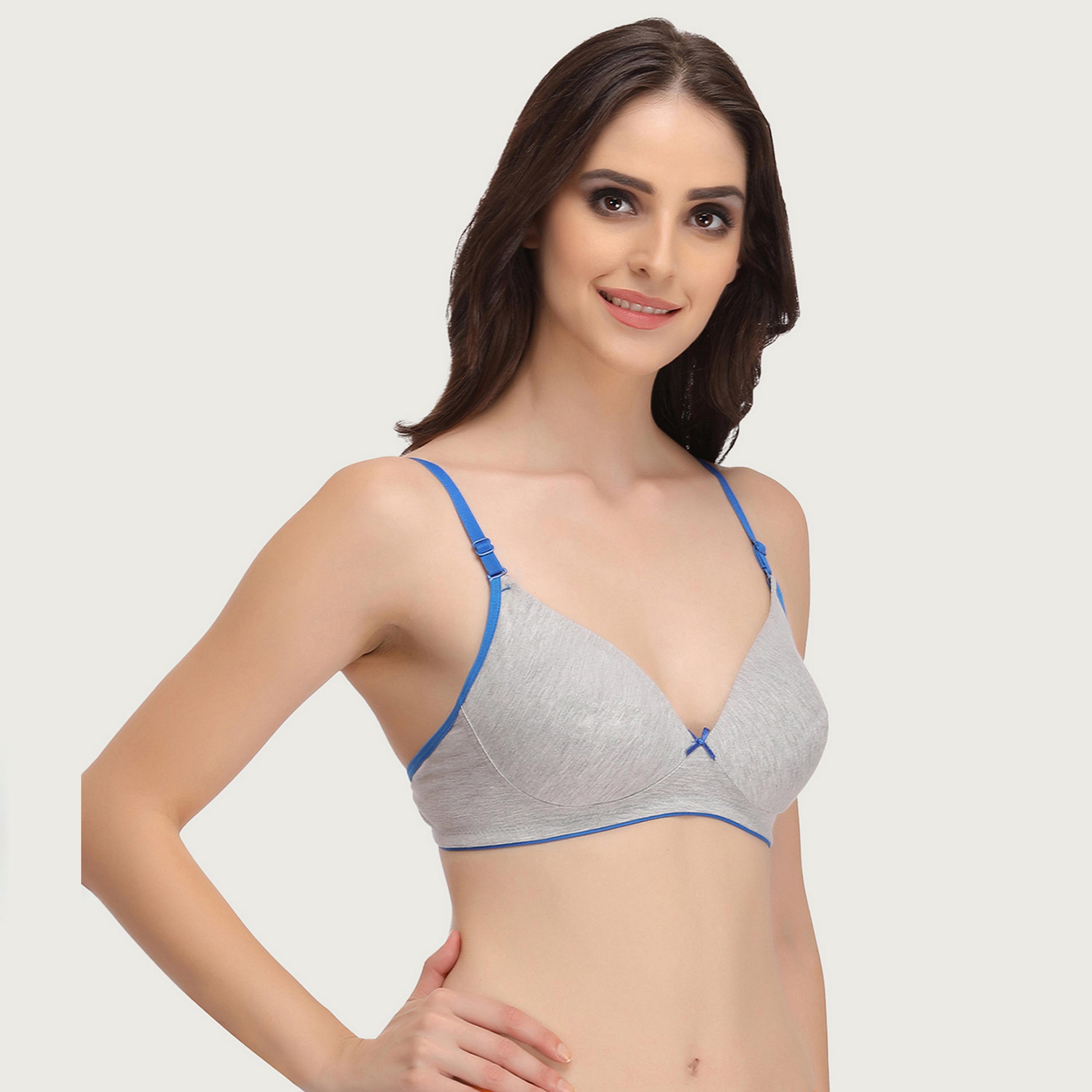 Clovia Non-Wired Double Layered Women's Bra with Detachable Straps-women-clothing-lingerie-bras-image-2